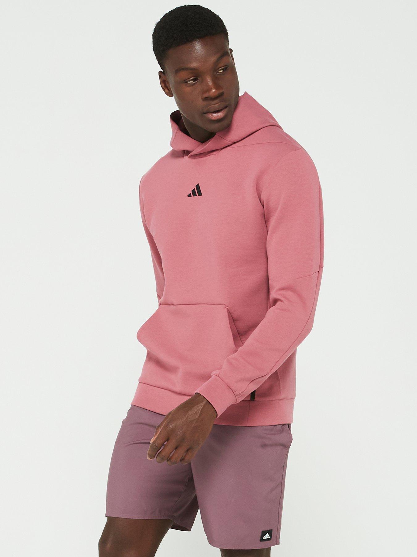 undefined Men's Designed For Training Pull Over Hoodie - Pink