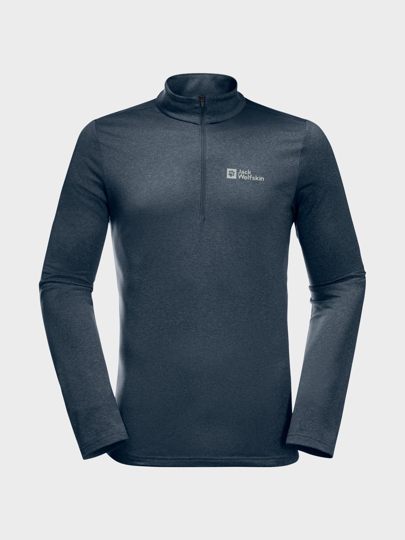 undefined Mens Sky Thermal Half Zip - Dark Grey