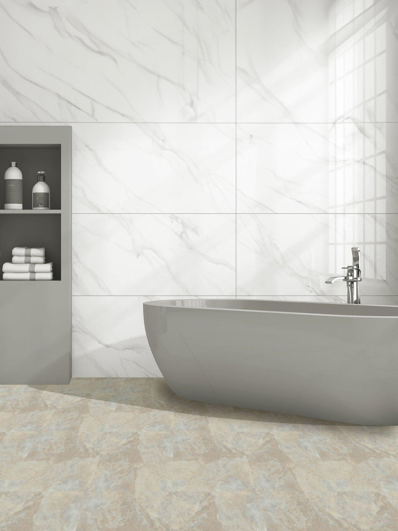Product photograph of Arthouse Pack Of 10 Natural Stone Peel Amp Stick Floor Tiles Ndash 30 X 30 Cm from very.co.uk