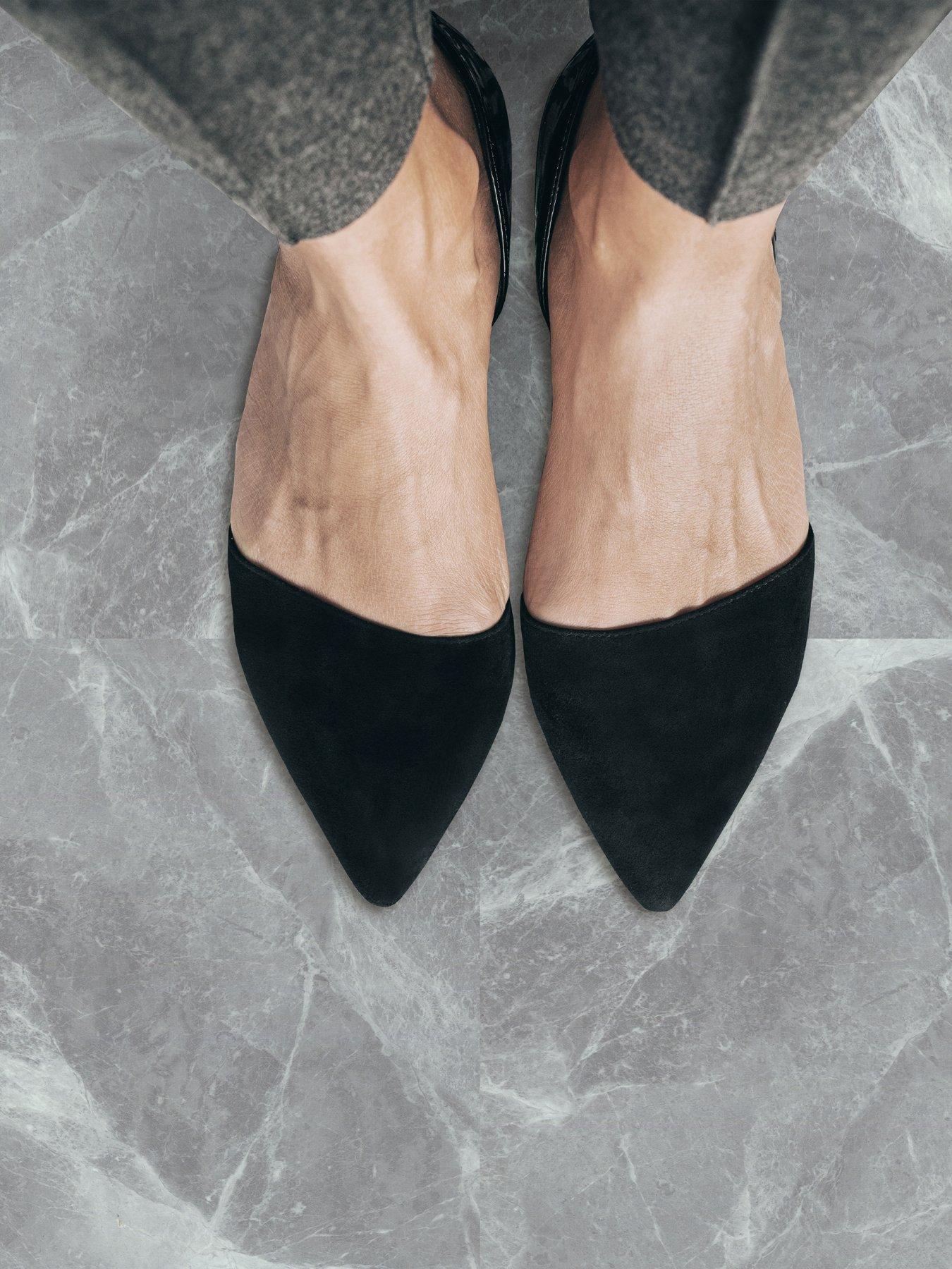 Image 5 of 6 of ARTHOUSE Pack of 10 Grey Marble Peel &amp; Stick Floor Tiles