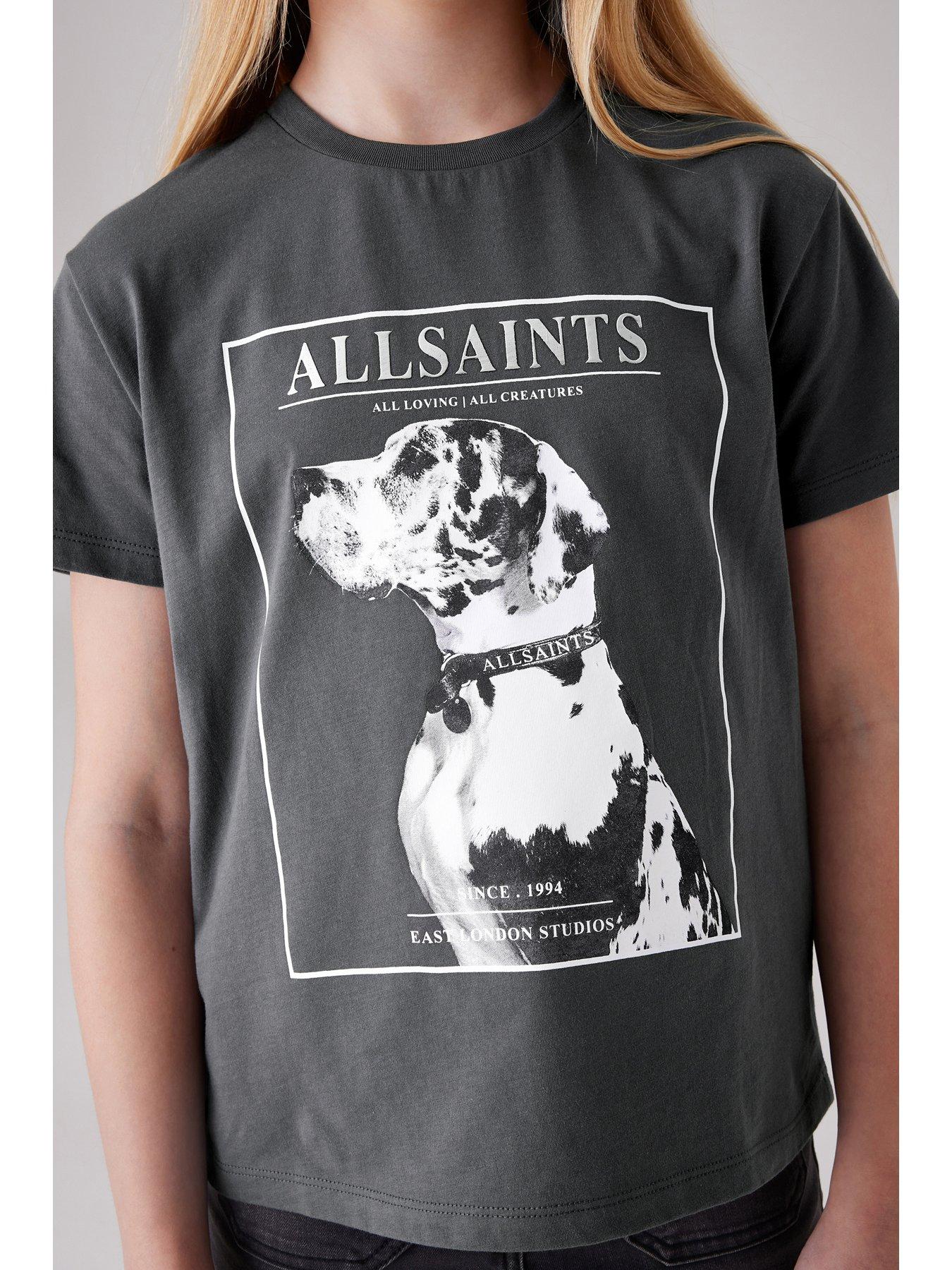 smALLSAINTS Storm Dog Graphic Tee - Grey | Very