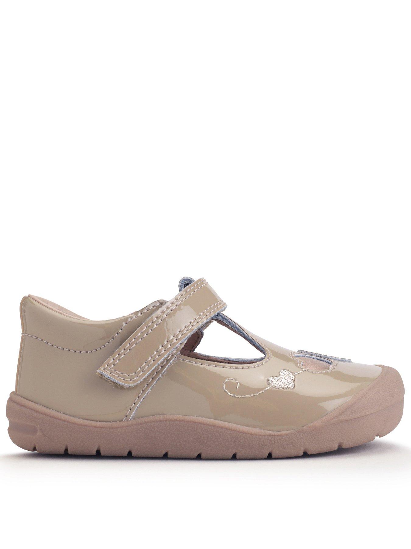 undefined Party Heart T-bar First Steps Patent Shoe