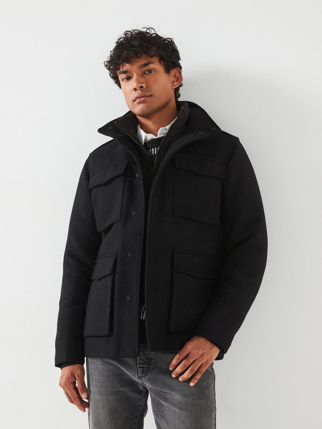 Premium Wool Blend Field Jacket