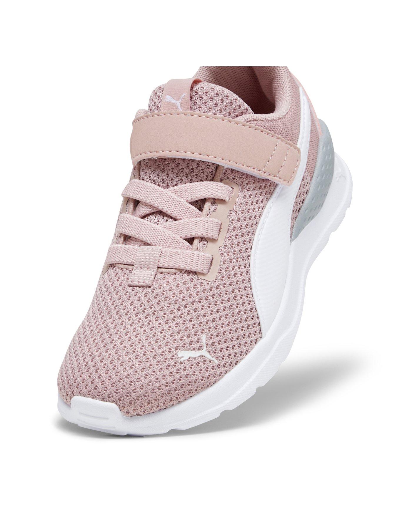 Puma Kid's Girls Anzarun Lite Velcro Trainers Light Orange Very