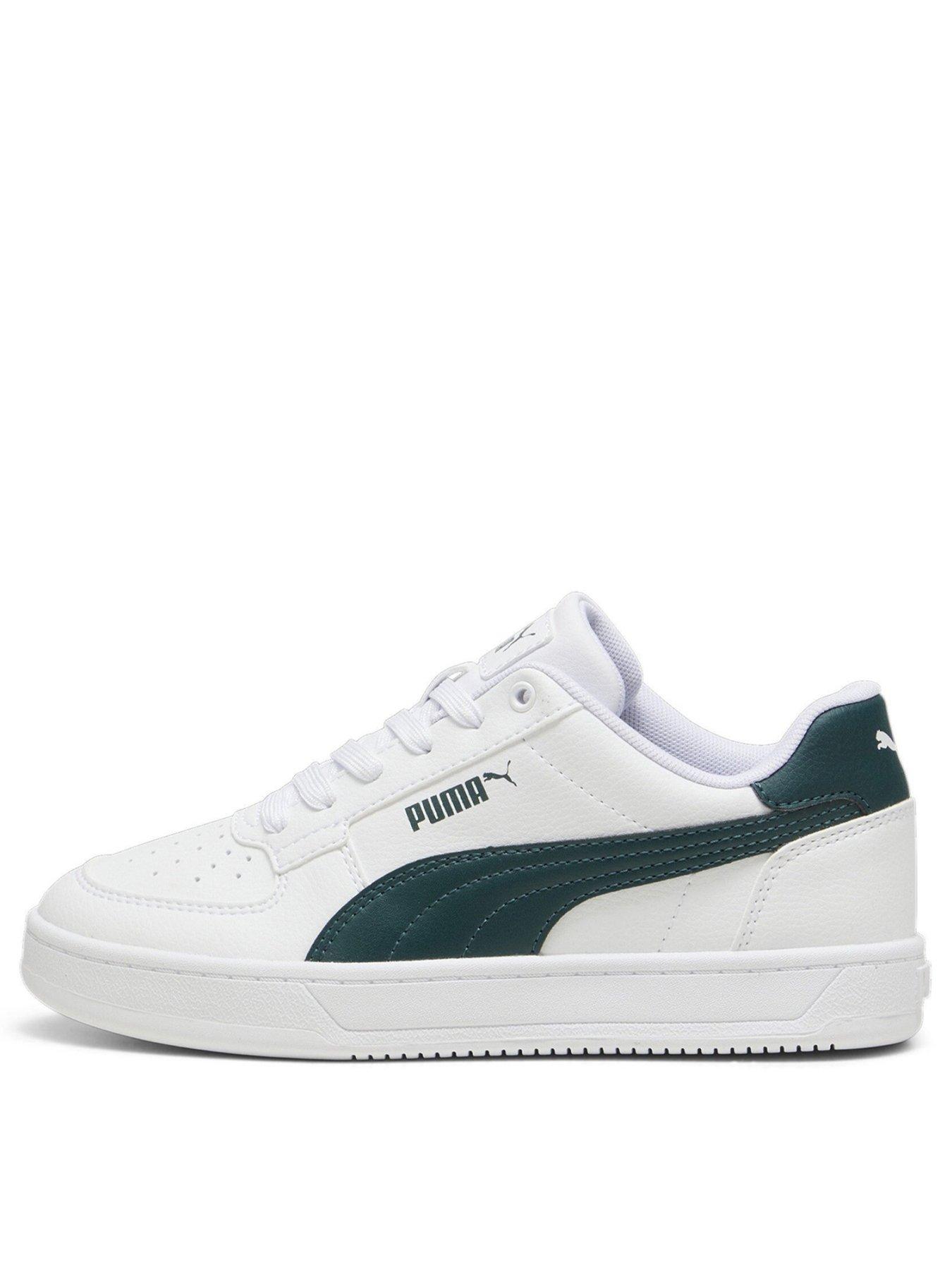 Image 1 of 4 of Puma Junior Boys Caven 20 Trainers - White