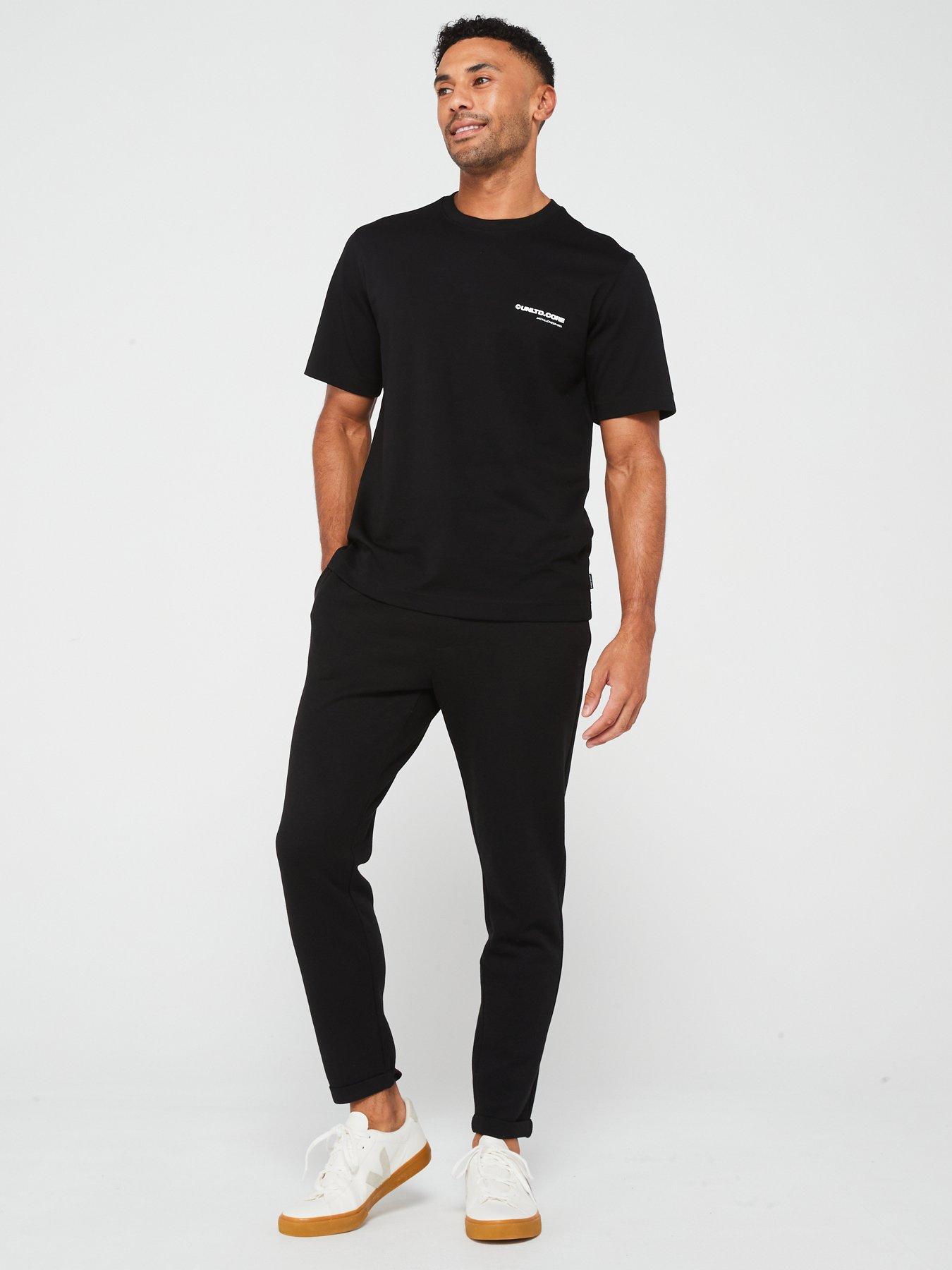 Image 3 of 5 of Jack & Jones Small Chest Logo T-Shirt - Black