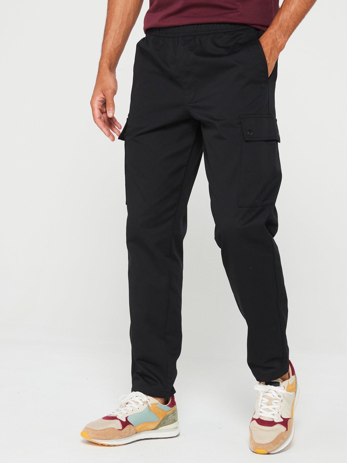 Jack Jones Bill Wide Leg Elasticated Waist Cargo Trousers