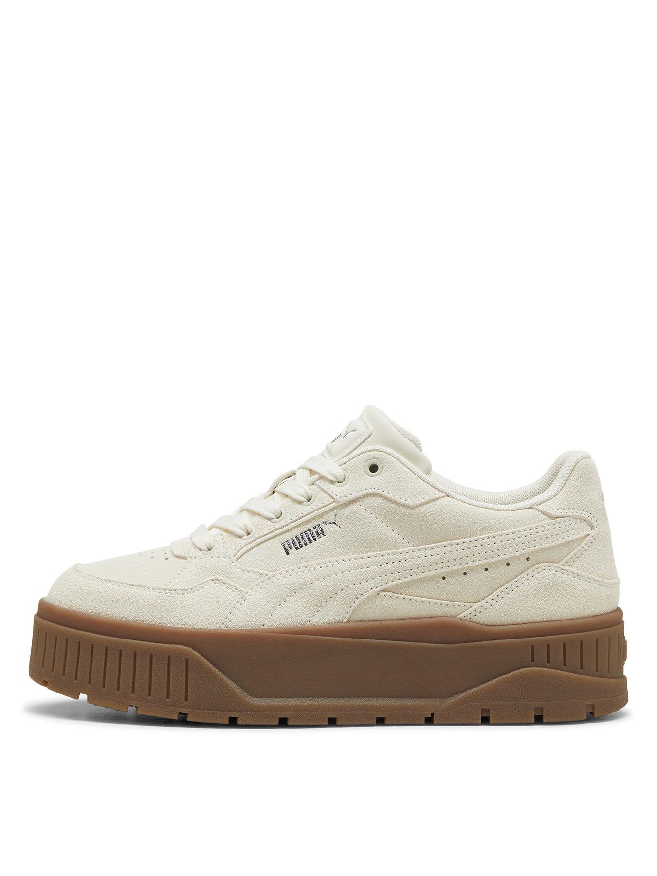 Puma Womens Karmen 2.0 Idol Suede Trainers - White