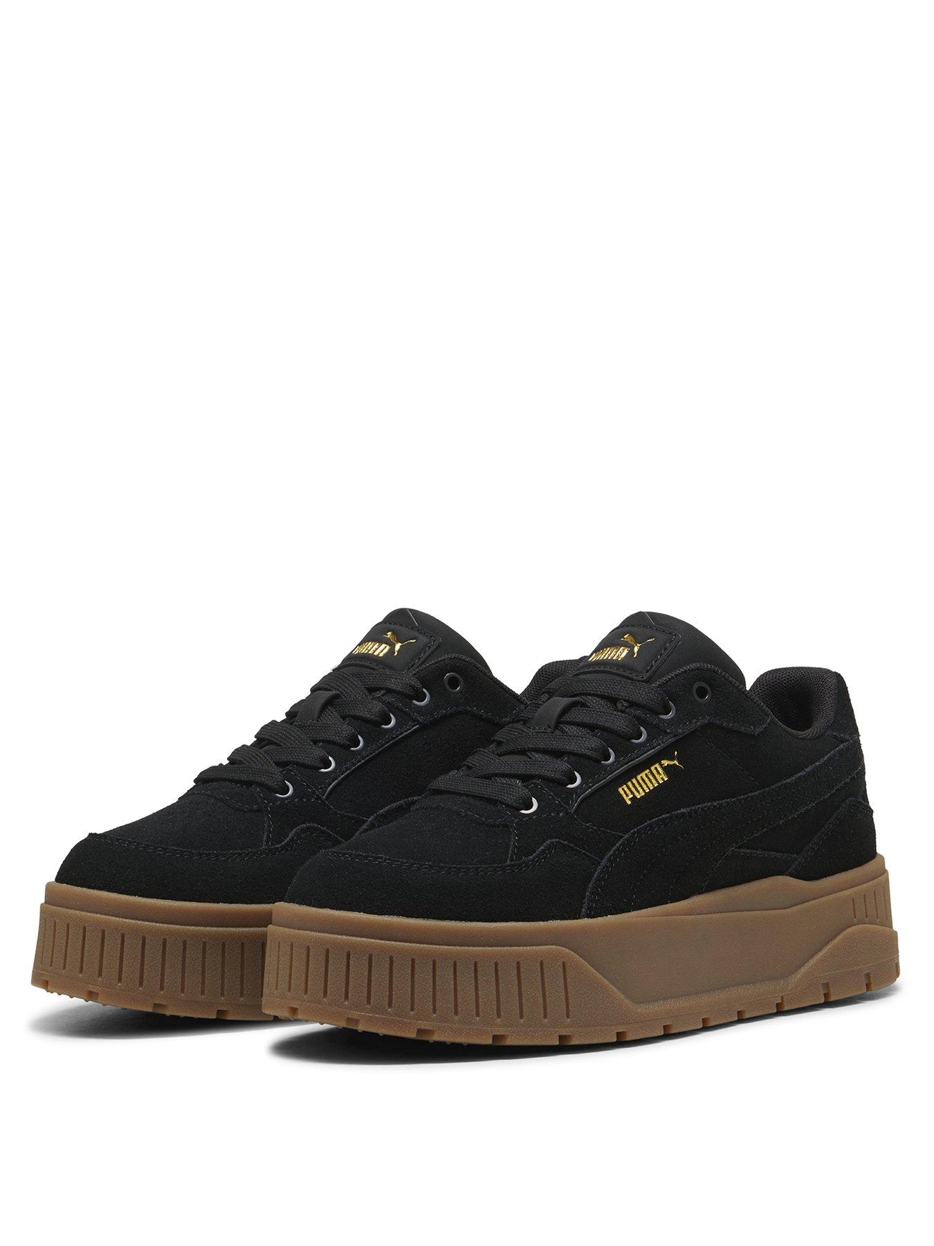 Puma platform trace black best sale