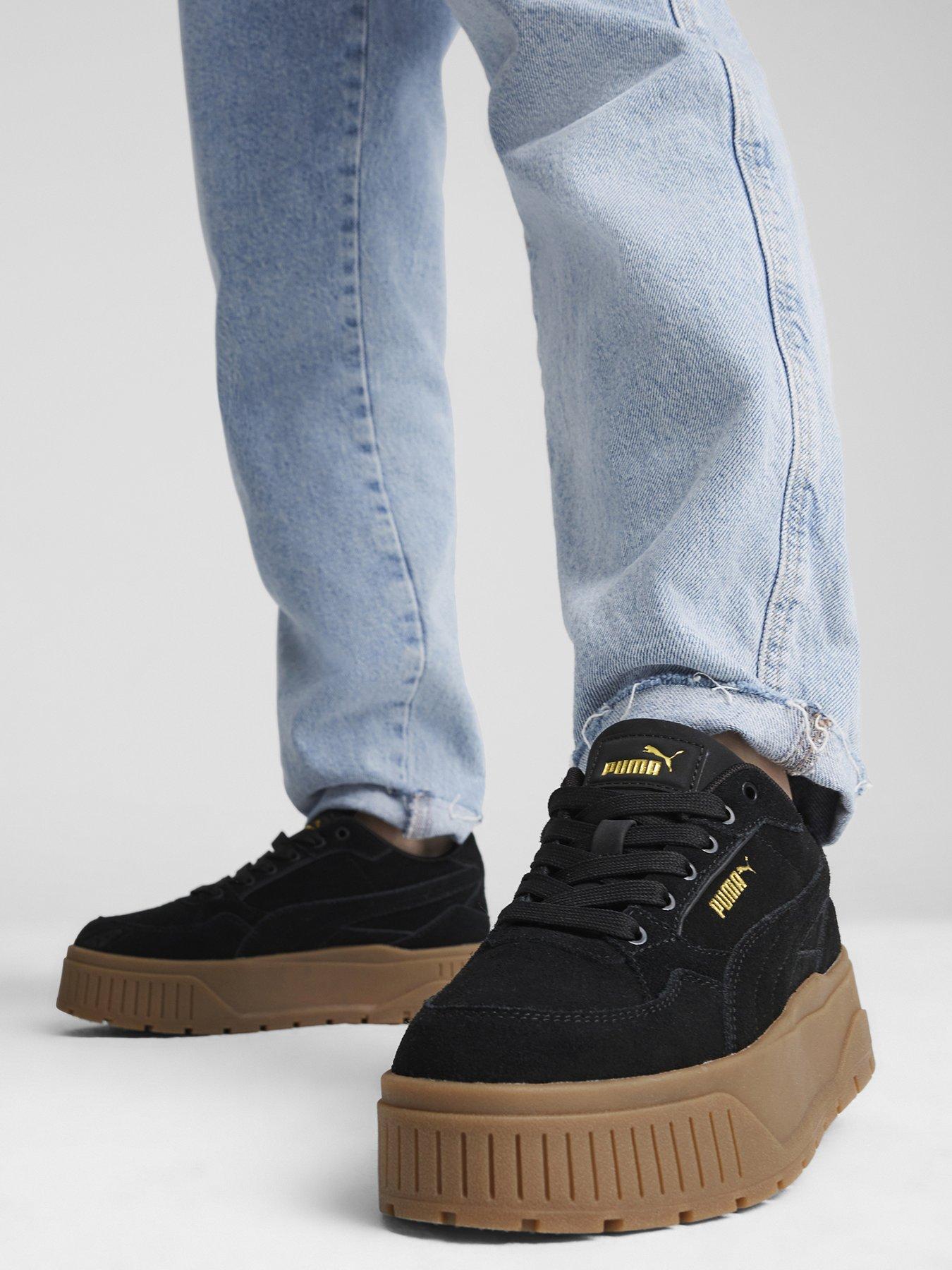 Puma platform sneakers black best sale