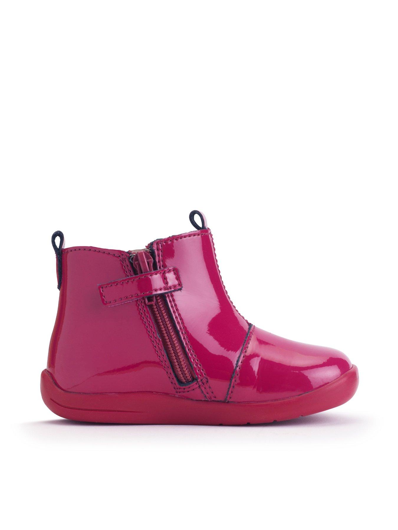 Image 6 of 6 of Start-rite Wonderland Toddler Patent Floral Bow Chelsea Boot