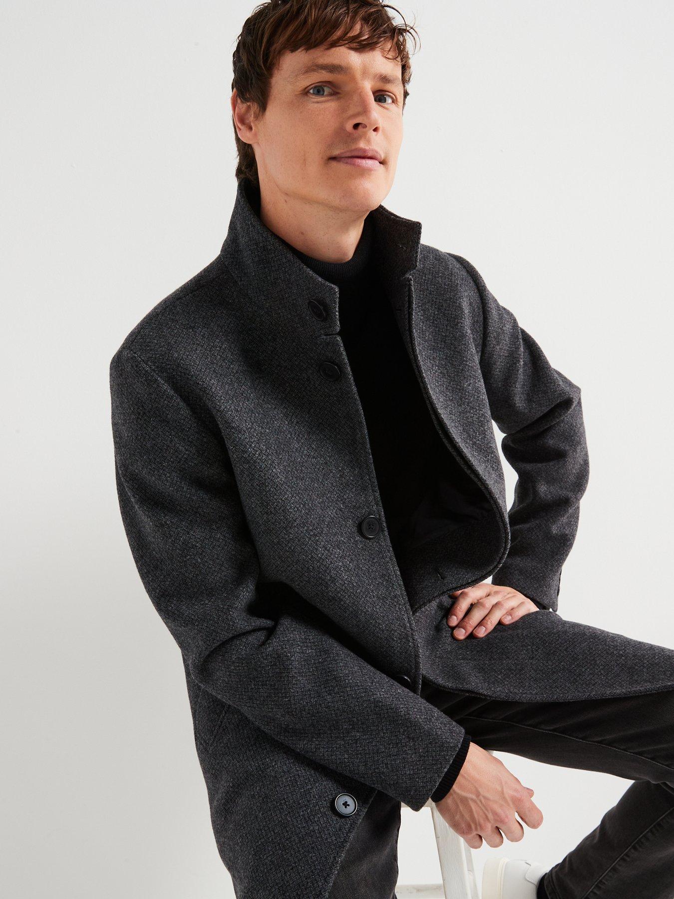 Jack and jones premium wool coat best sale