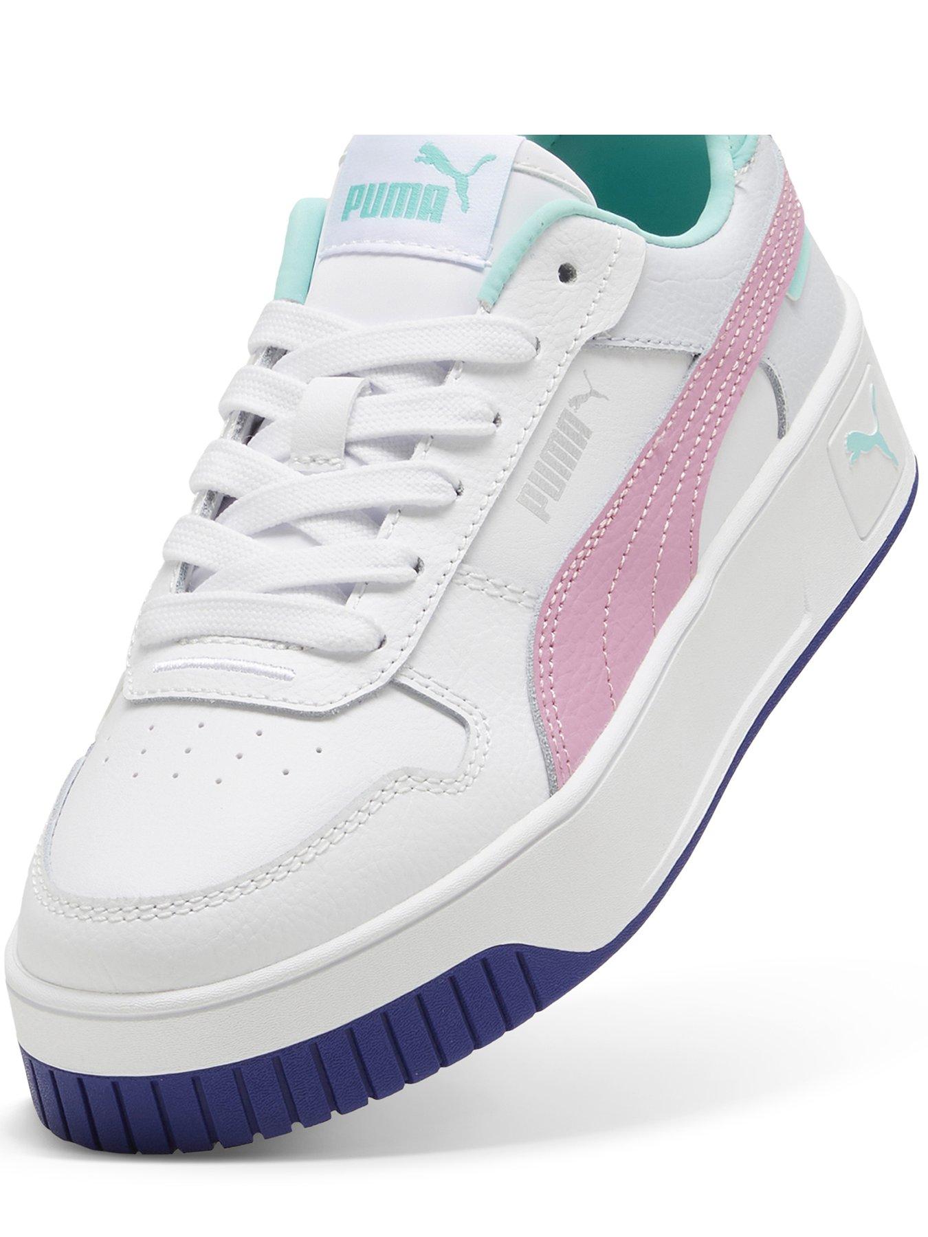Junior Girls Carina Street Trainers White Multi