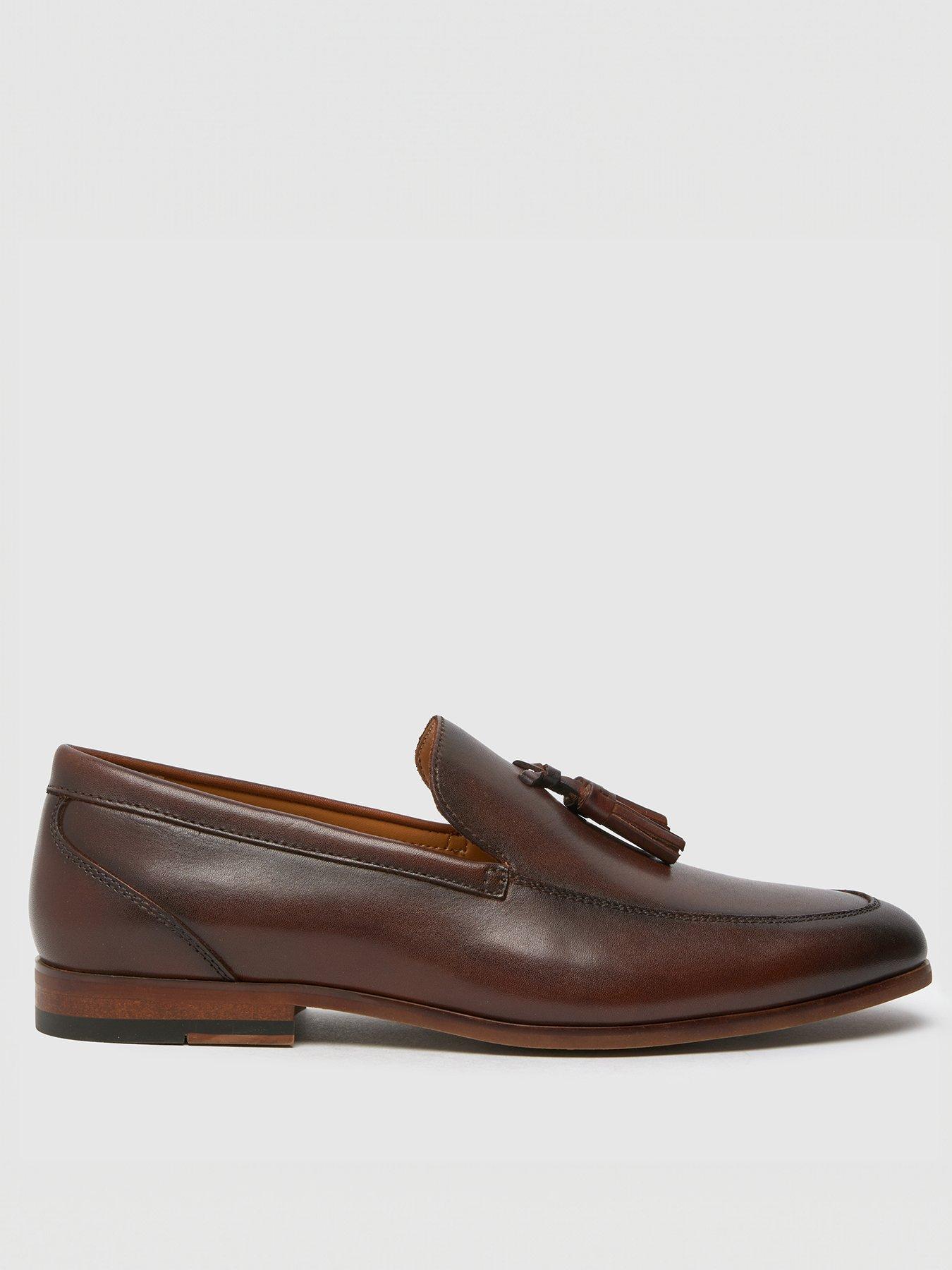 Image 1 of 4 of Schuh Ren Leather Loafer - Brown