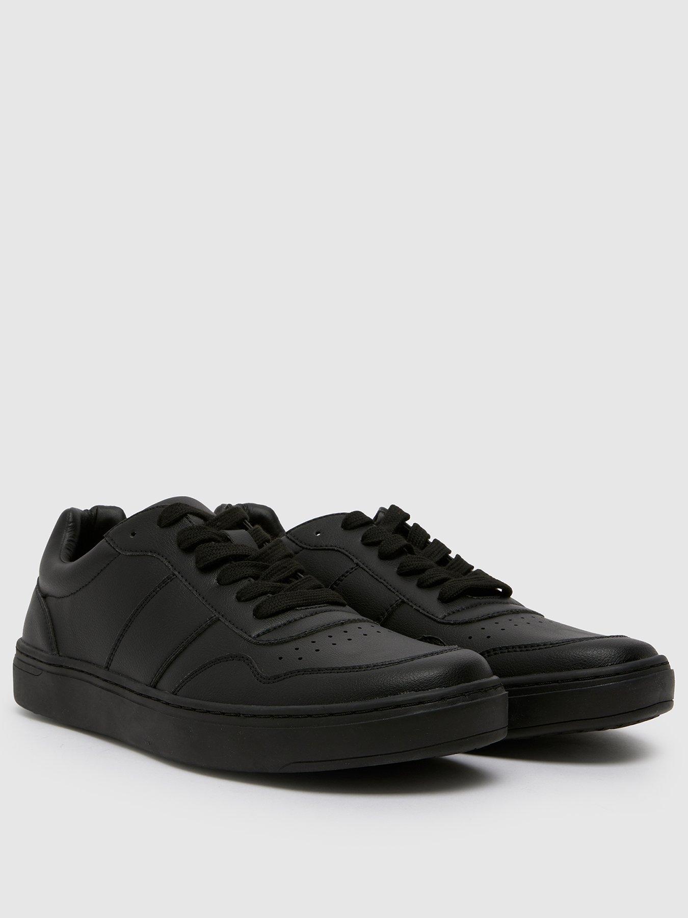 Black formal shops trainers