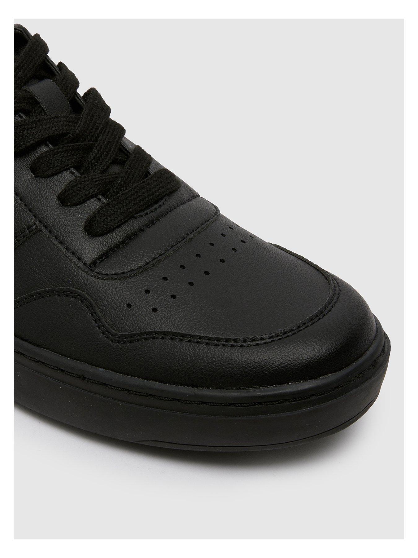 Black formal shops trainers