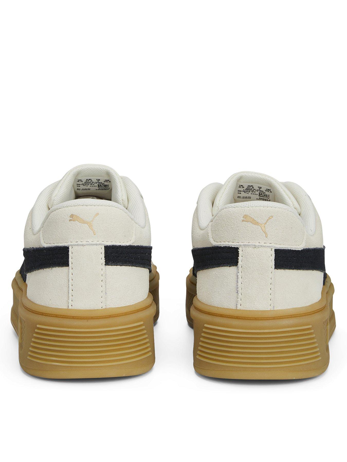 Puma Women s Smash Platform V3 Sd Trainers Black gold Very