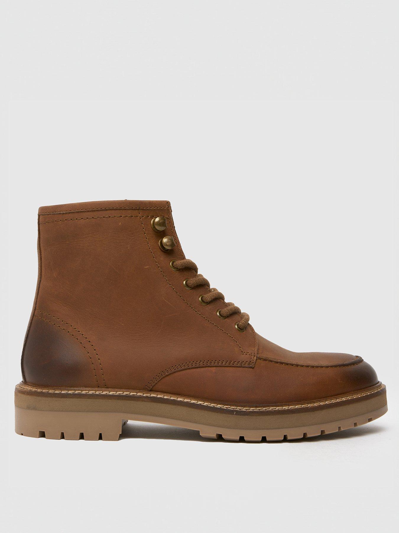 undefined Django Nubuck Apron Lace Up Boot - Brown