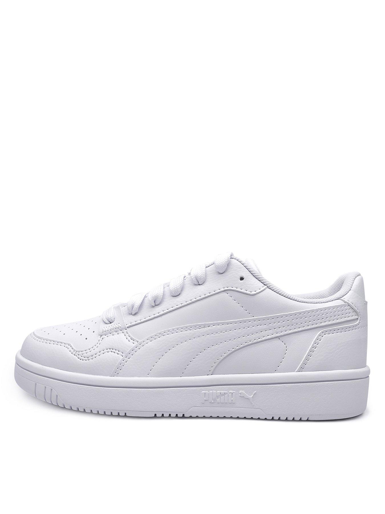 Puma Junior Unisex Reb-l Trainers - White, White, Size 4 Older