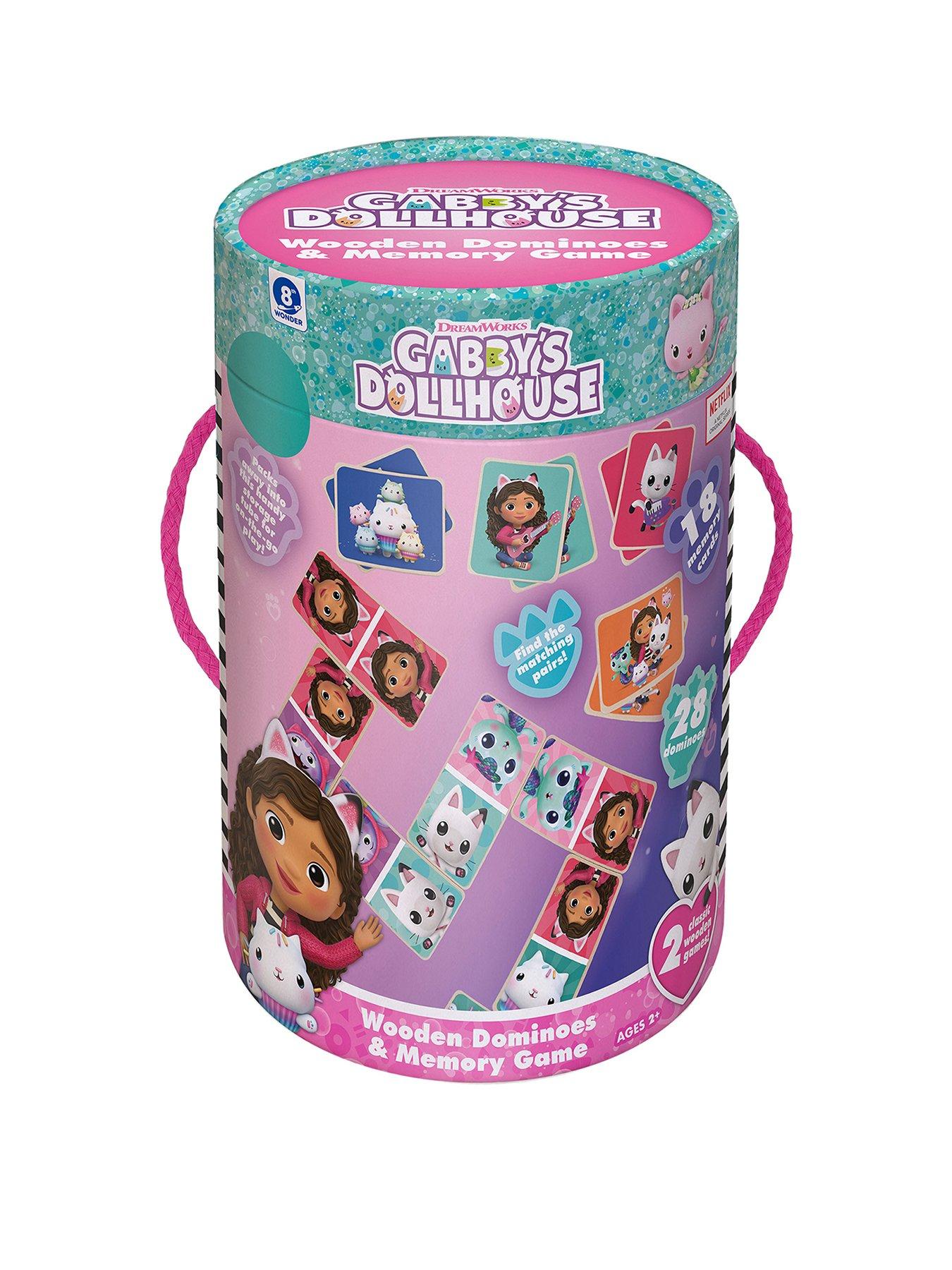 Image 1 of 2 of Gabby's Dollhouse Memory Game And Dominoes Twin Pack