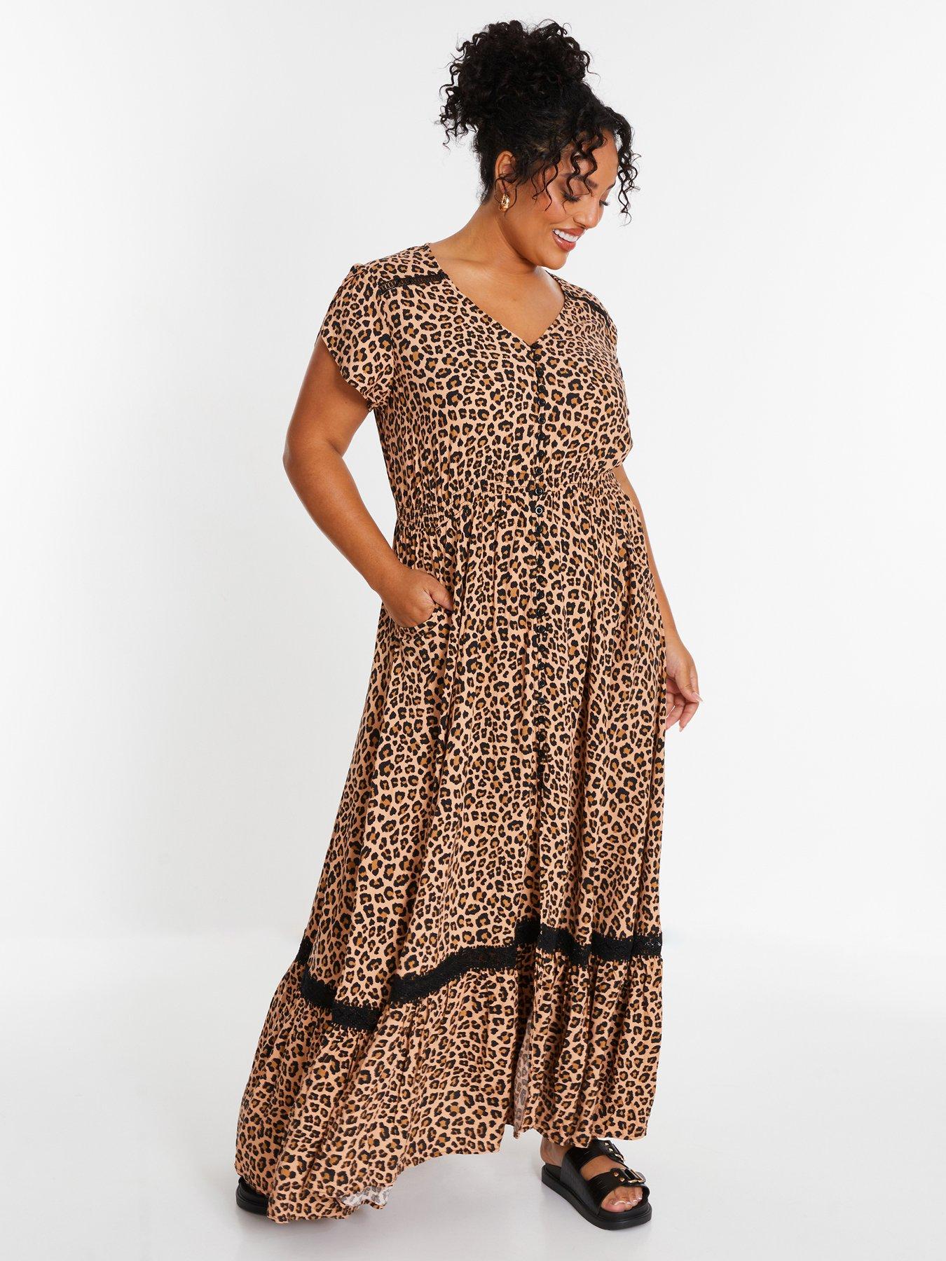 Crochet trim maxi dress 2025