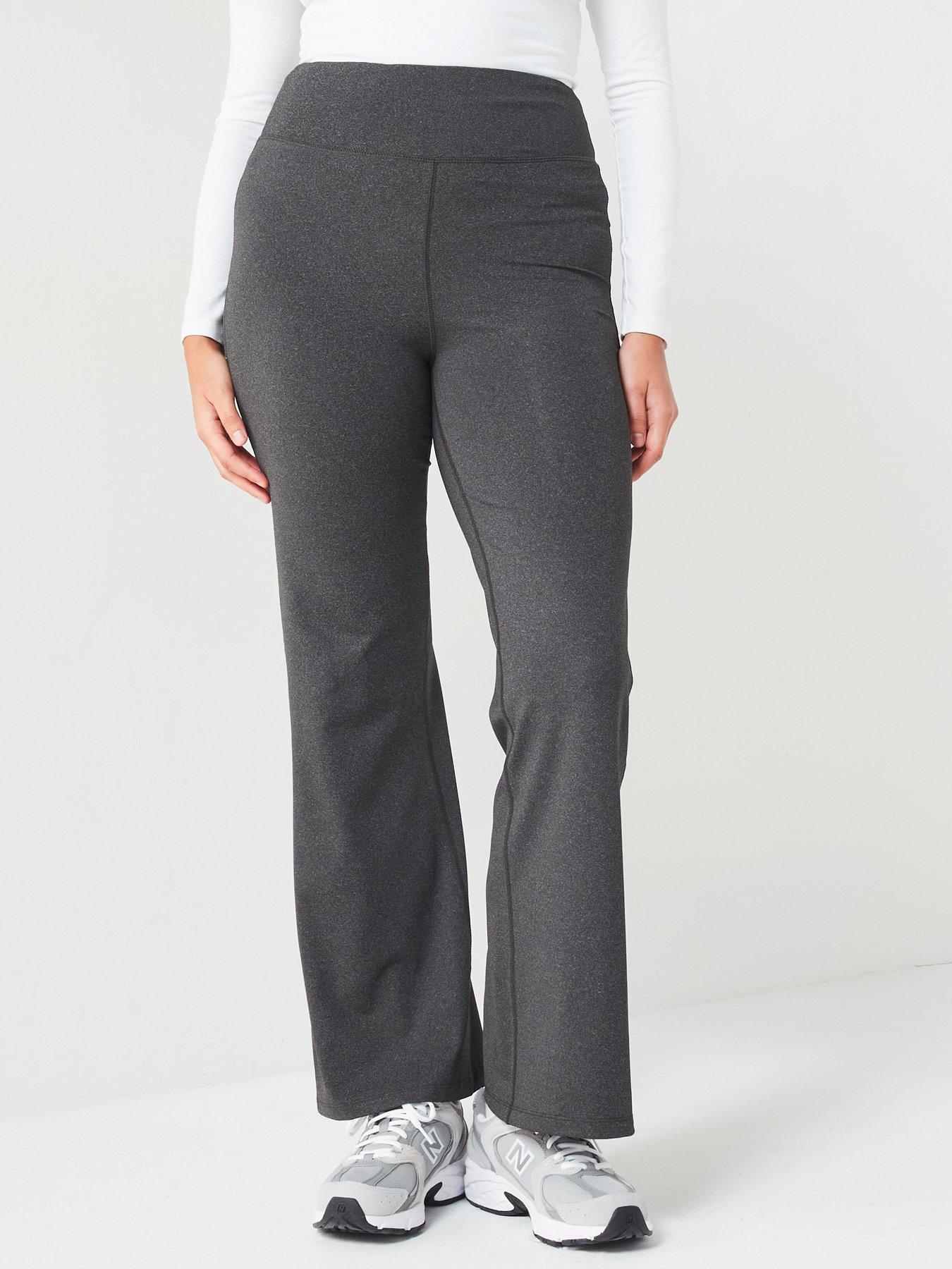 Image 1 of 6 of V by Very Curve Ath Leisure Yoga Legging - Grey