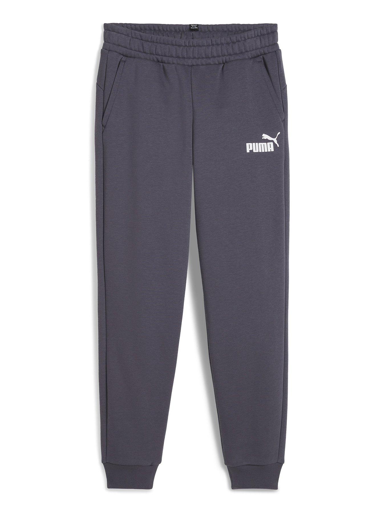 Puma essential logo fleece pants sale