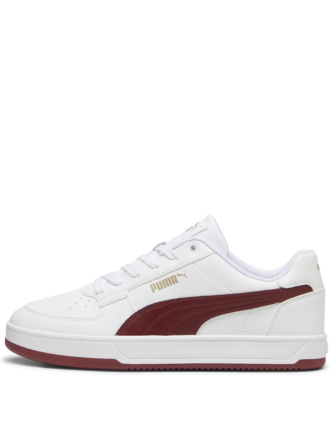puma men's caven 2.0 trainers - white/red