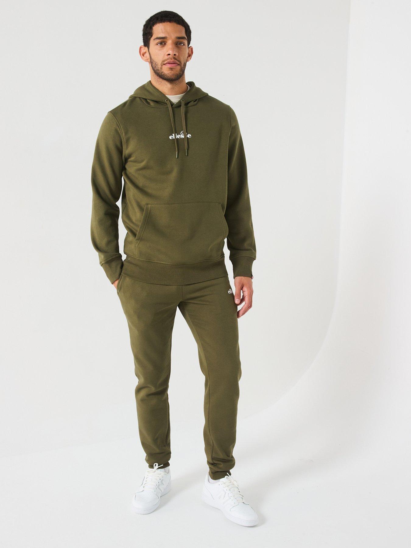 Ellesse khaki tracksuit hotsell