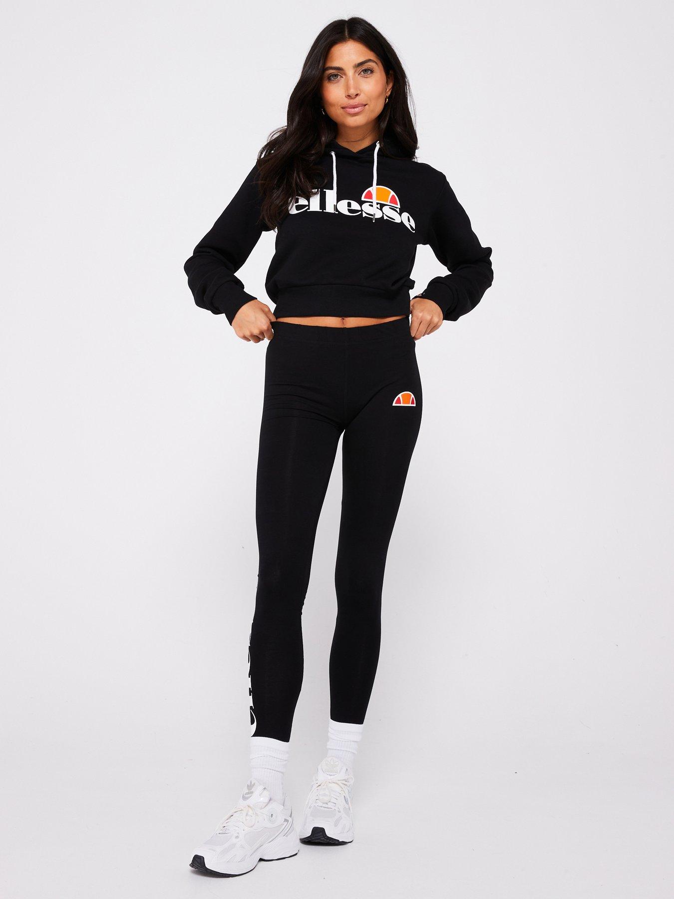 undefined Women's Exclusive Toris Legging And Crop Hoodie Suit - Black
