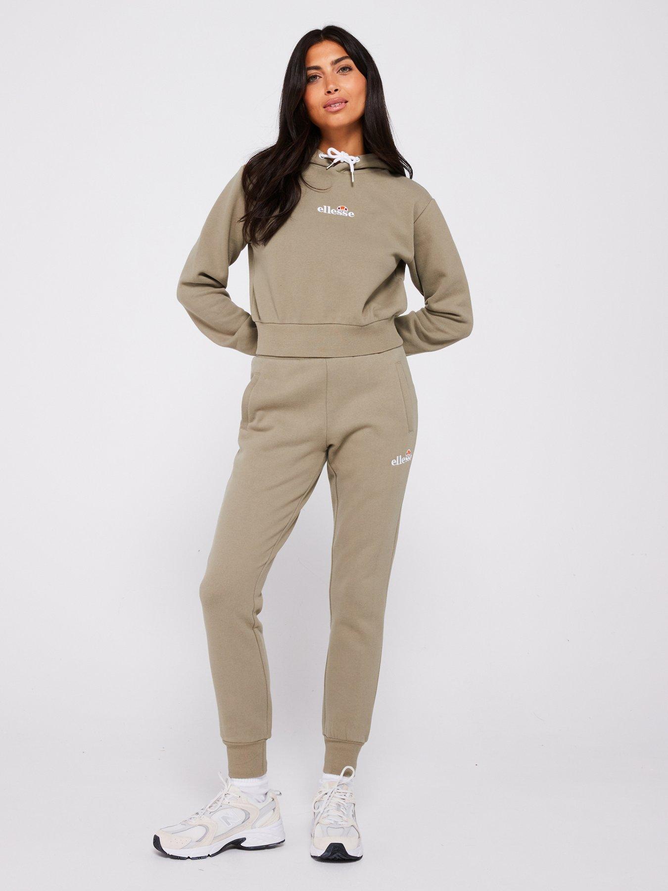 Women s Exclusive Nalam Embroided Tracksuit Khaki