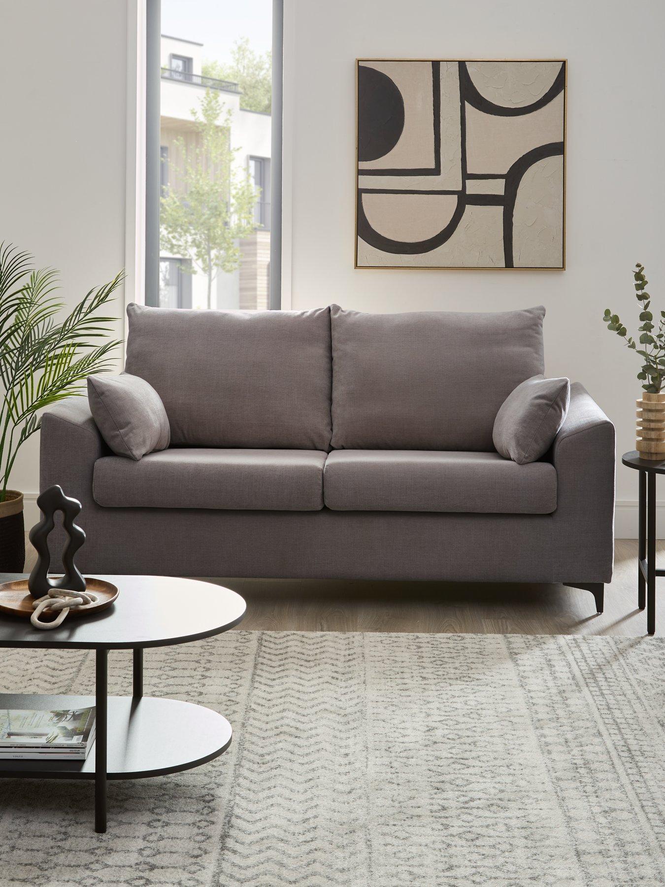 undefined Barcelona 2 Seater Fabric Sofa - FSC Certified