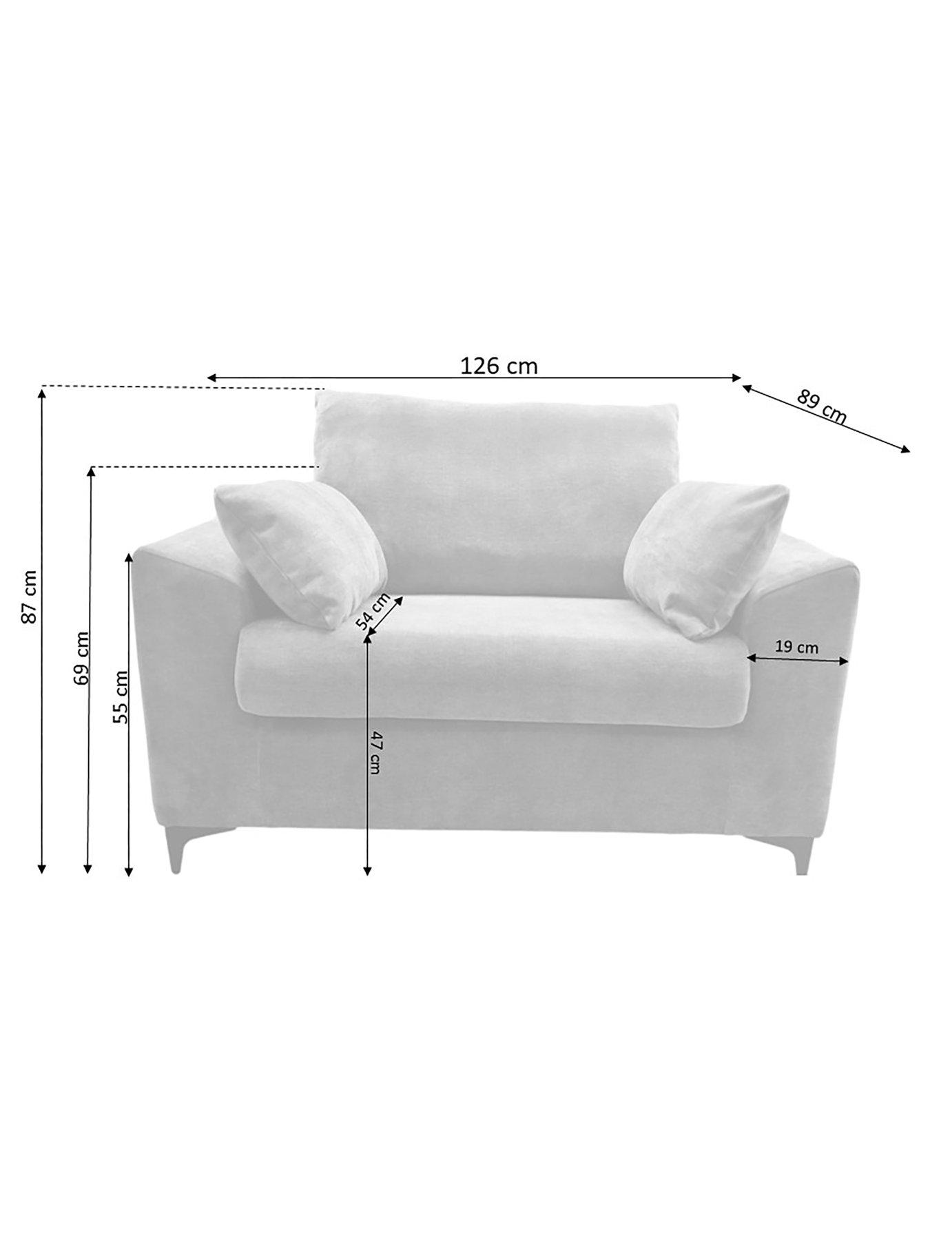 Image 6 of 7 of Very Home Barcelona Fabric Armchair&nbsp;- FSC Certified