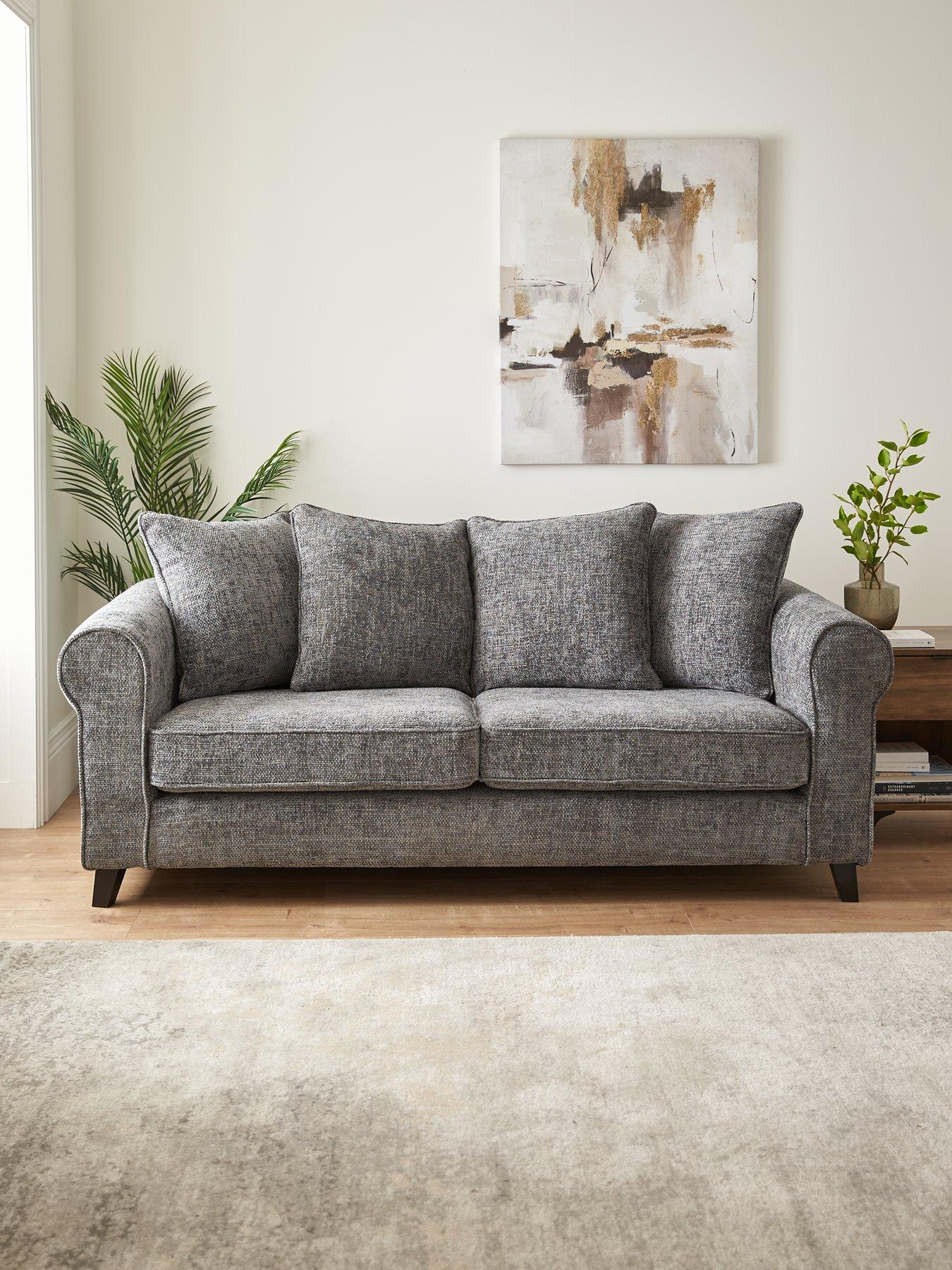 undefined Sanderson Fabric 3 Seater Sofa - FSC Certified