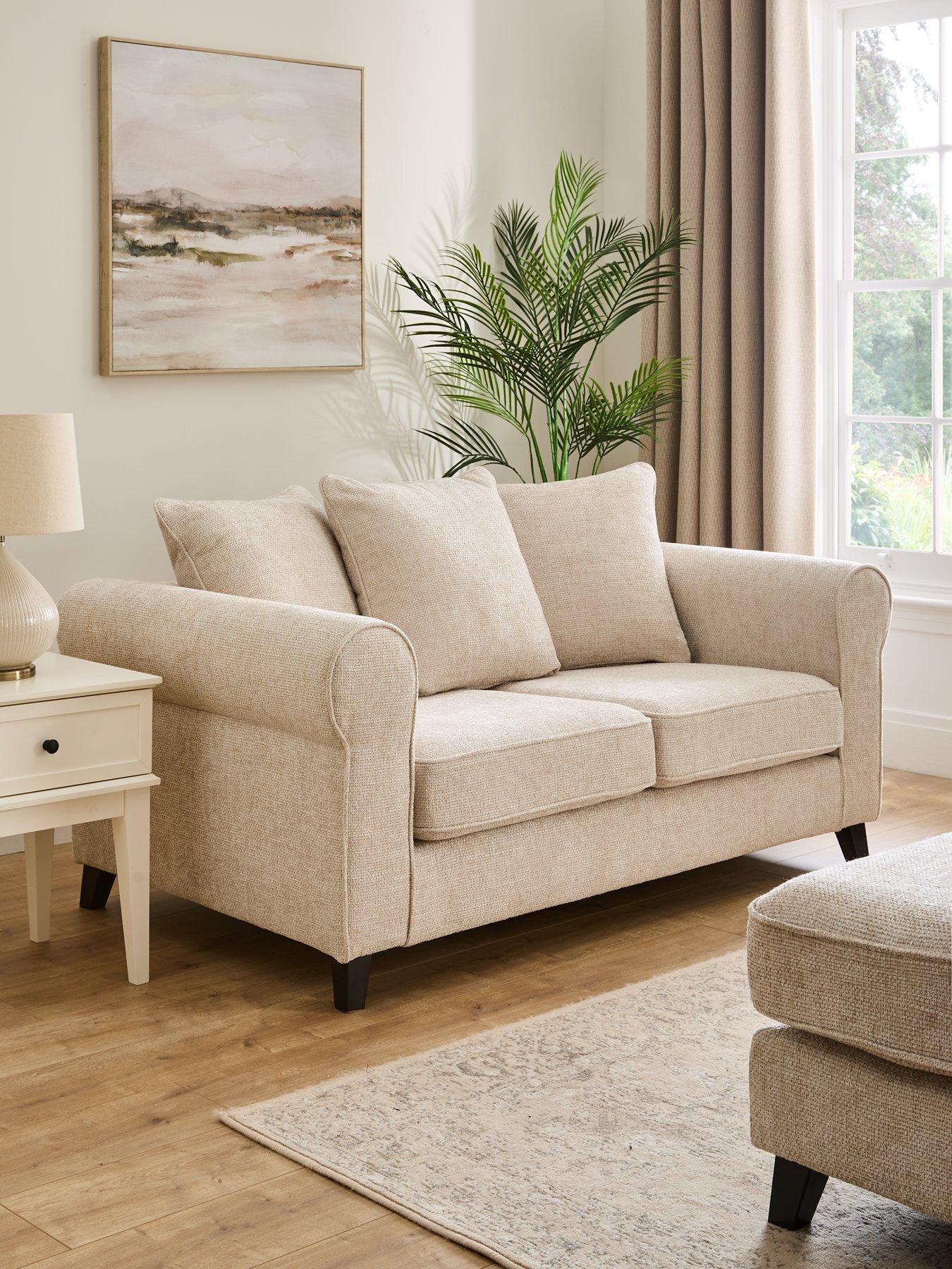 Product photograph of Very Home Sanderson Fabric 2 Seater Sofa - Fsc Certified from very.co.uk