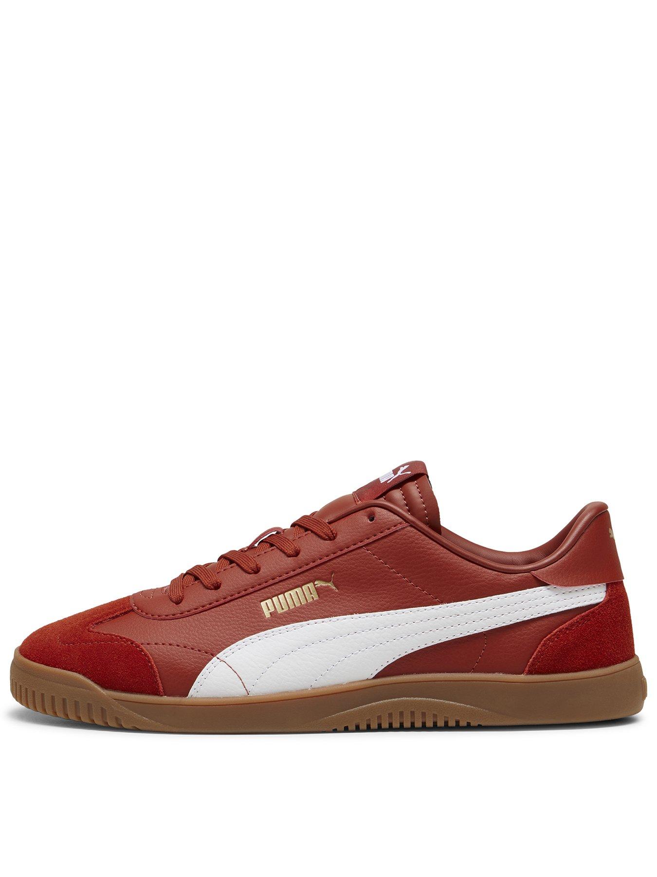 Puma red sneakers 7.5 hotsell