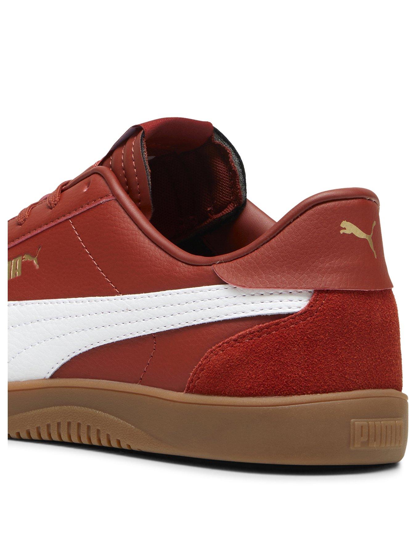 Puma red sneakers 7.5 hotsell