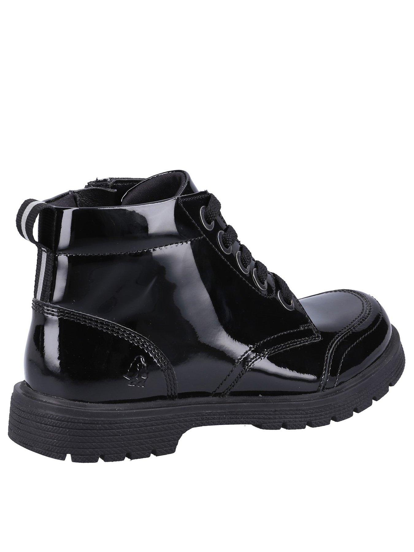 Image 3 of 4 of Hush Puppies Jolie Patent Jnr Boot - Black