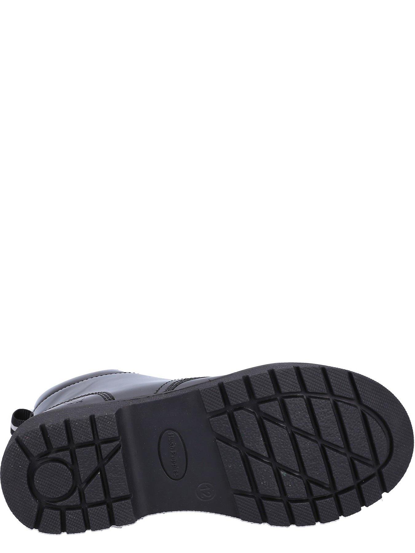 Image 4 of 4 of Hush Puppies Jolie Patent Jnr Boot - Black