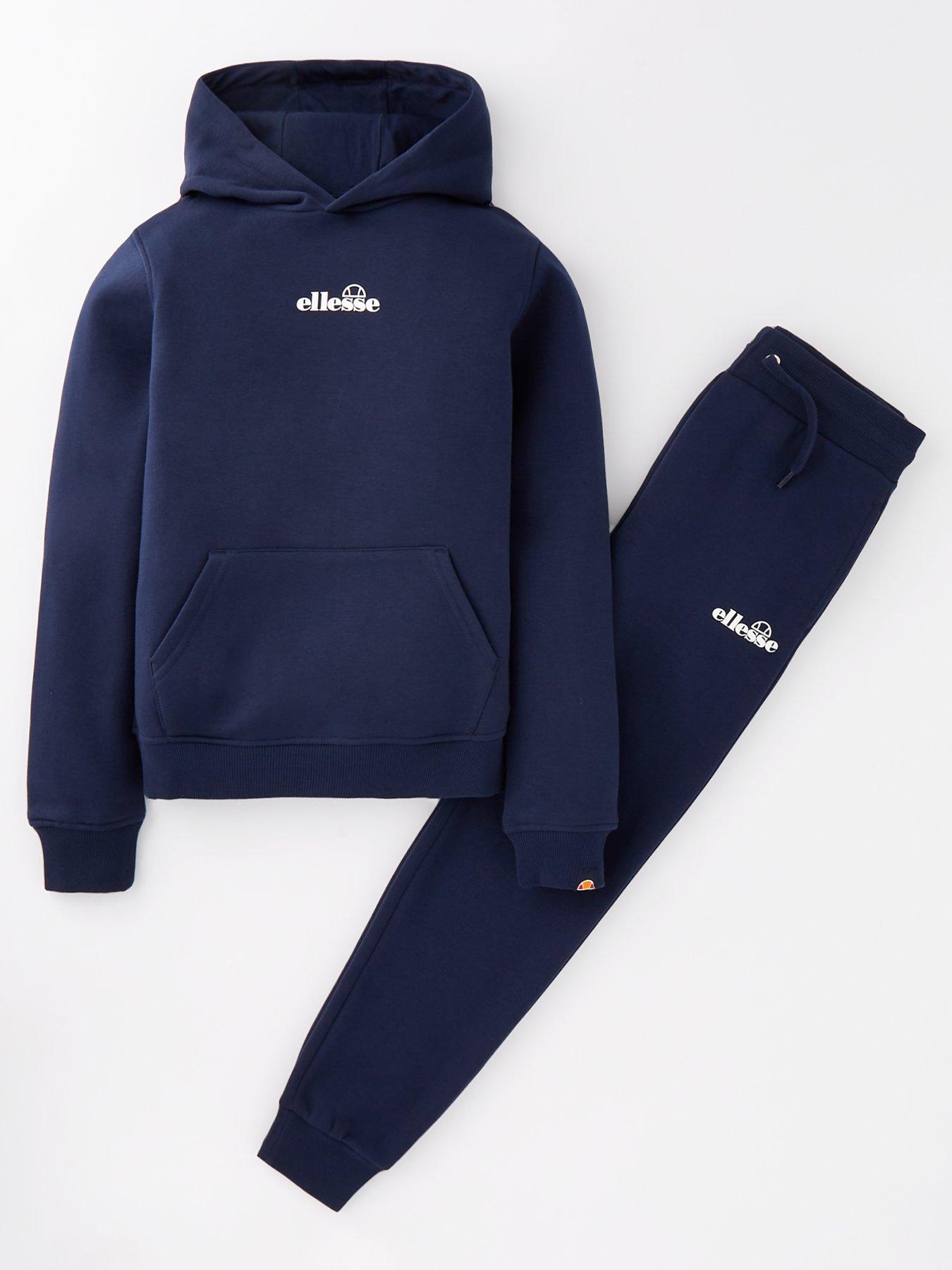 Ellesse Junior Boys Suorini Tracksuit Navy Very