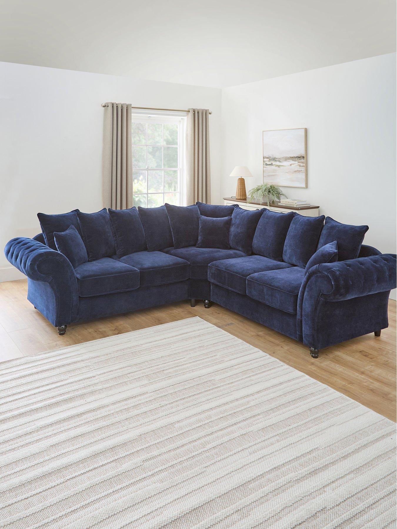 The Very Collection Windsor Fabric Scatter Back Corner Group - FSC® Certified