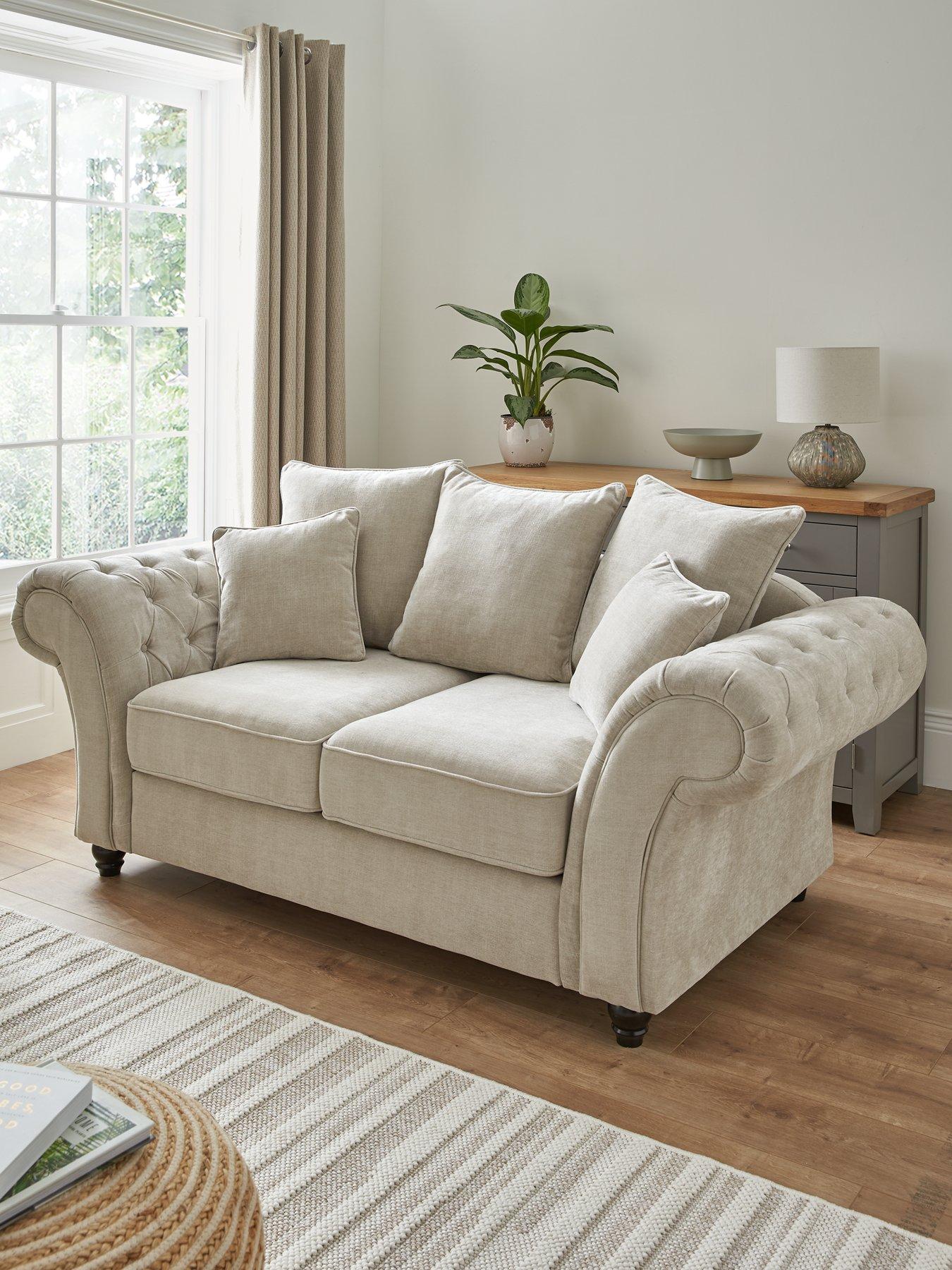 Product photograph of Very Home Windsor 2 Seater Fabric Scatter Back Sofa - Fsc Certified from very.co.uk