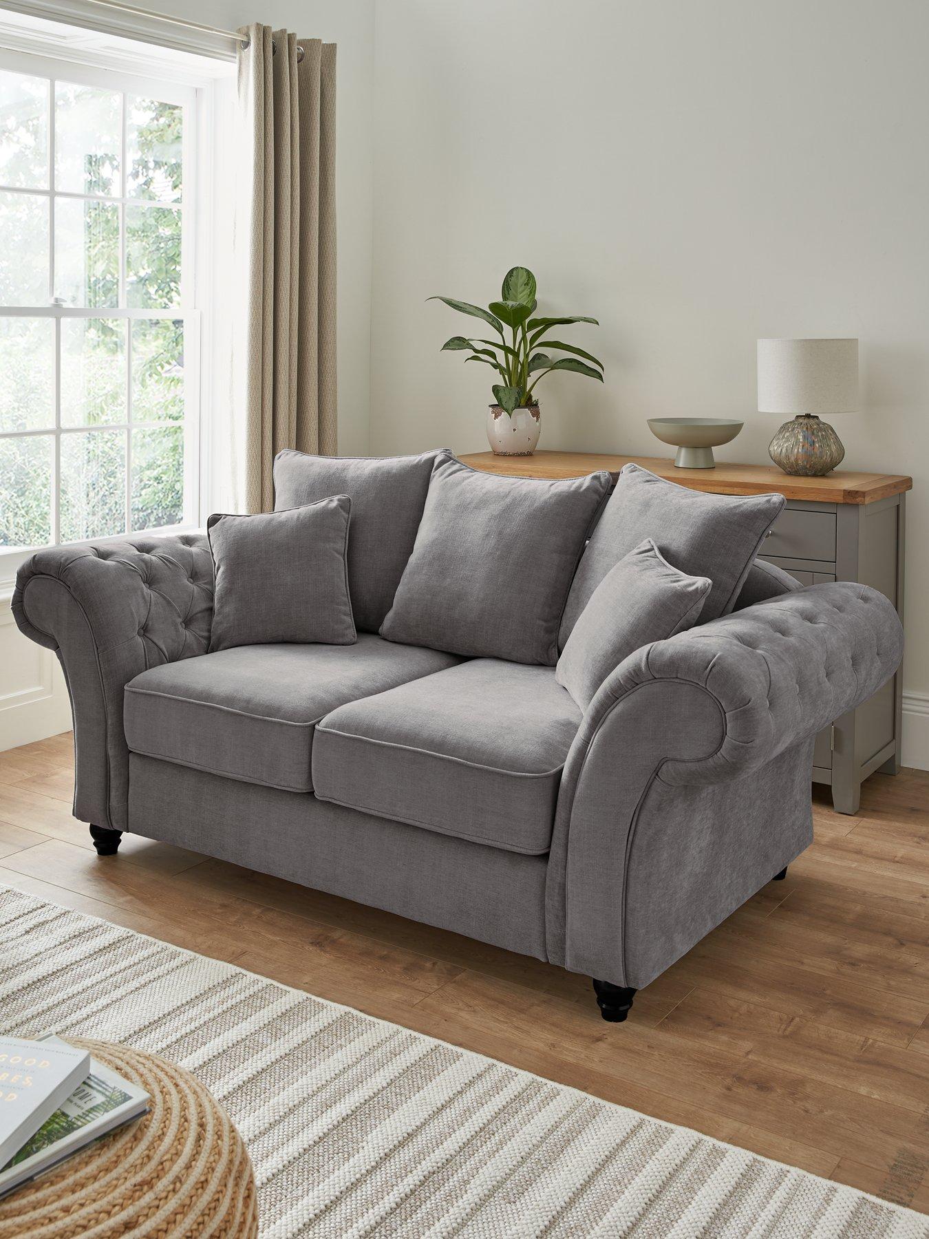 The Very Collection Windsor Fabric Scatter Back 2 Seater Sofa - FSC® Certified