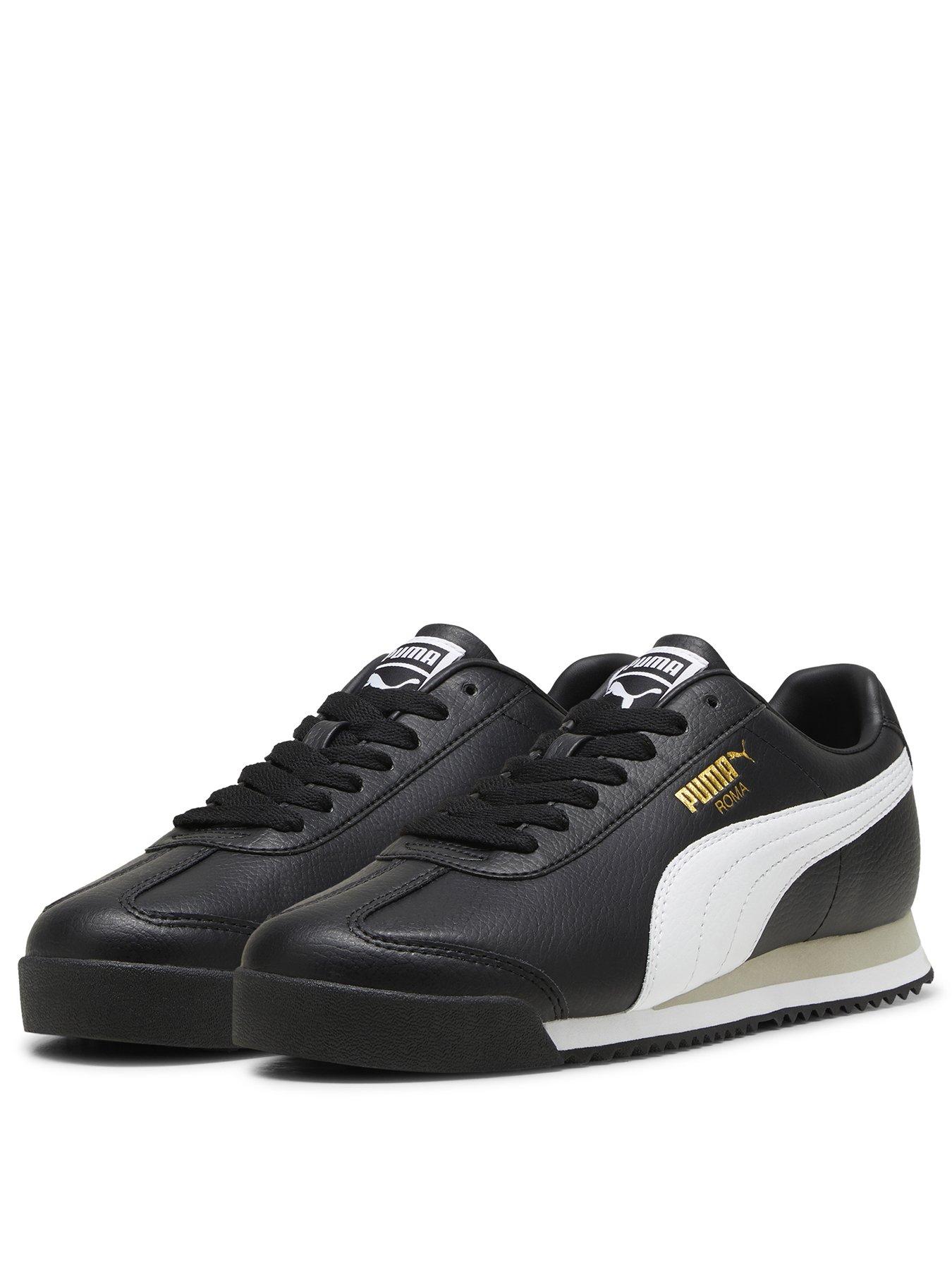 Puma Men s Roma 24 Standard Trainers Black White Very