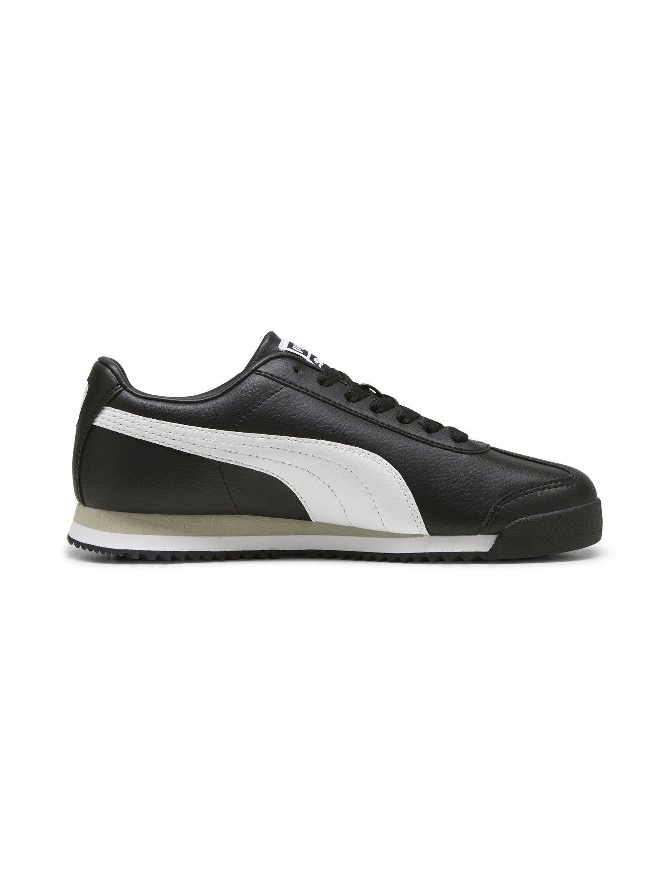 Puma Men s Roma 24 Standard Trainers Black White Very