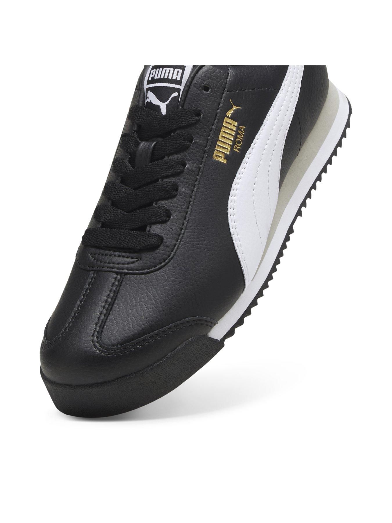 Puma Men s Roma 24 Standard Trainers Black White Very