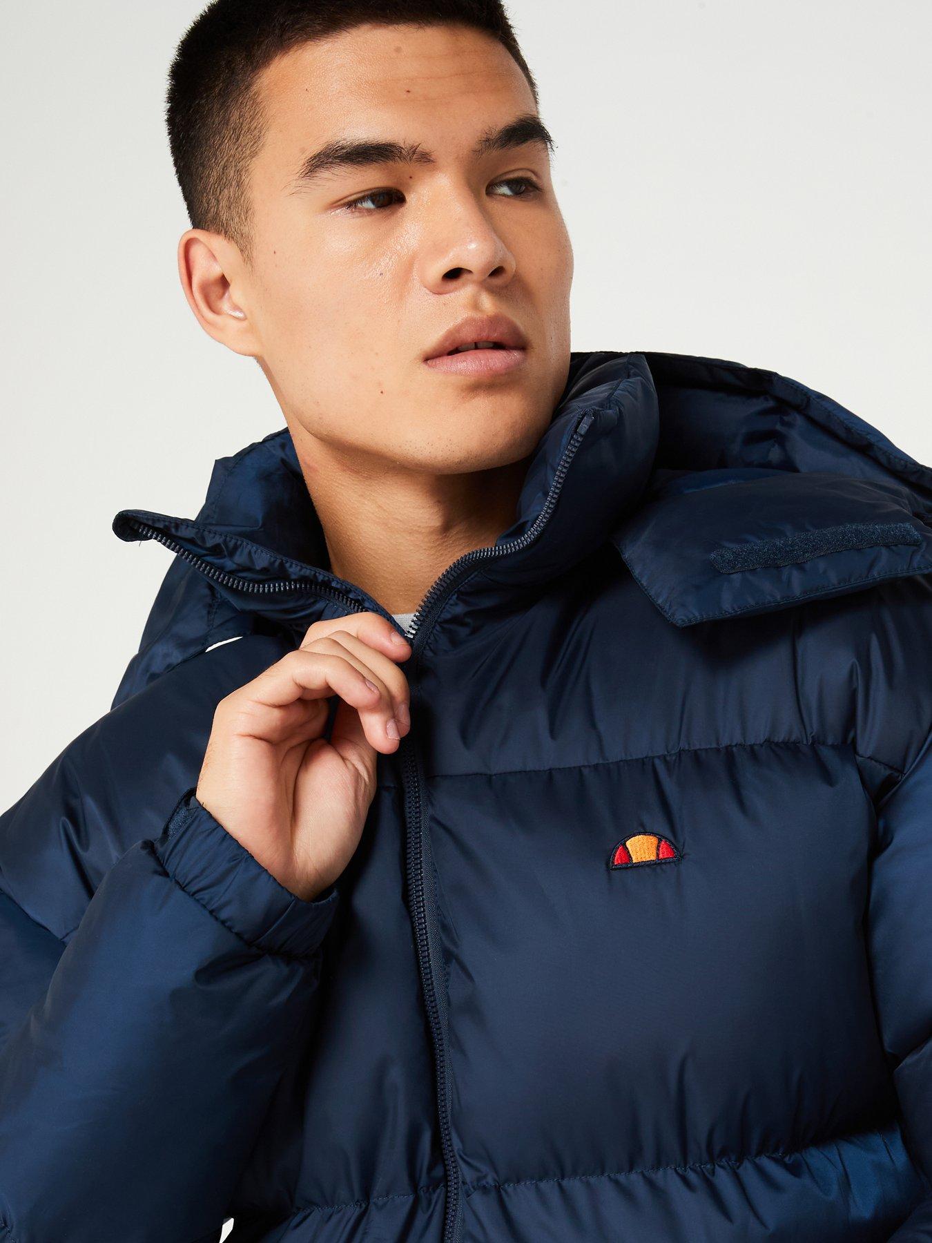 Ellesse chevron puffer jacket deals