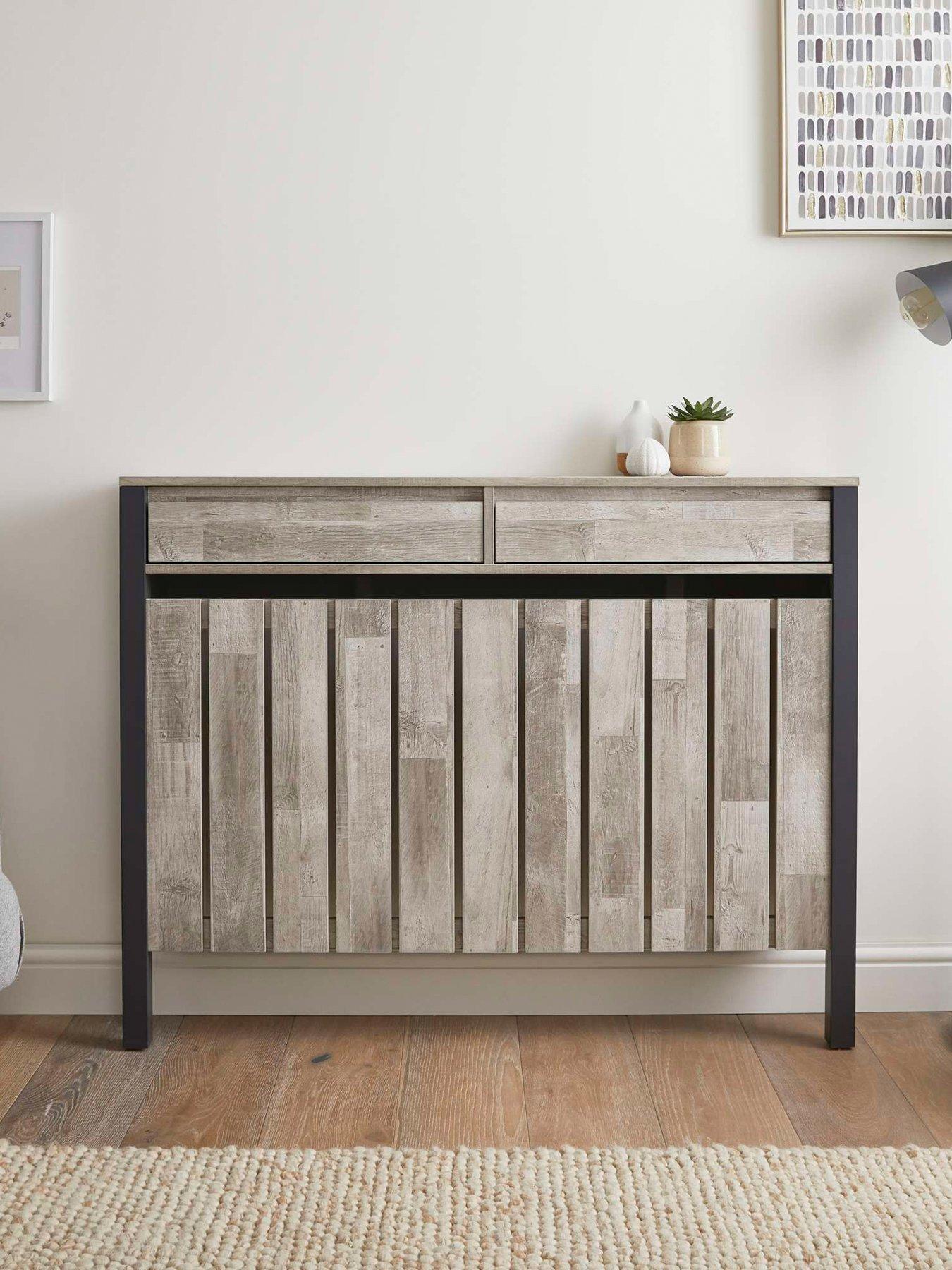 Product photograph of Lloyd Pascal Linley Medium Radiator Cover With 2 Drawers from very.co.uk