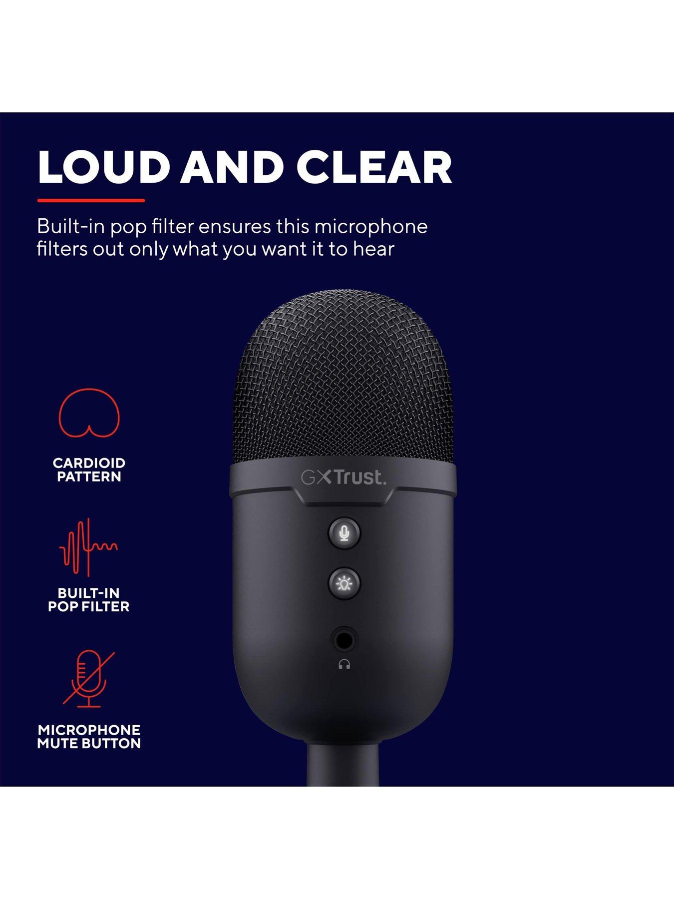 Image 6 of 8 of Trust GXT234 Yunix Compact USB RGB LED PC Microphone for Gaming, Streaming