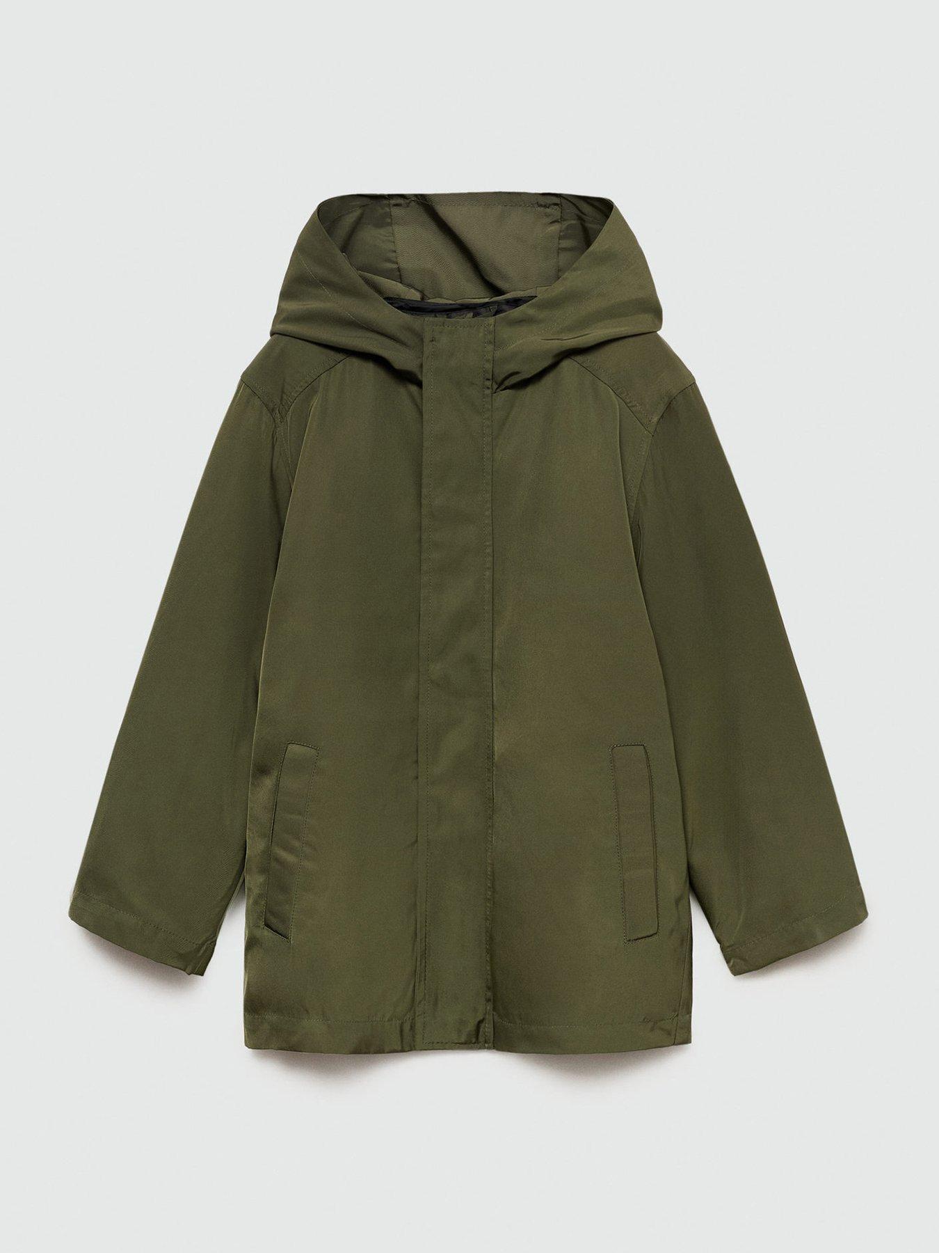 Mango hooded parka best sale